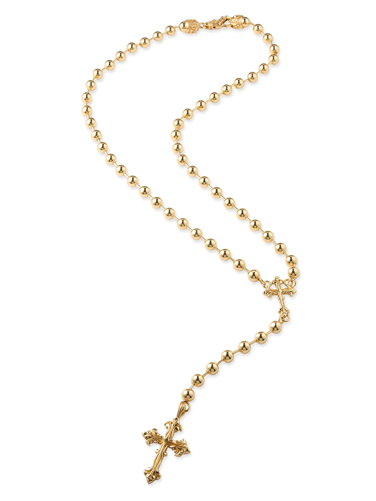 Rosenkranz-Halskette mit Perlen