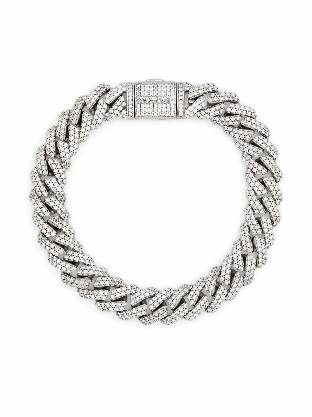 mini prong pavé bracelet