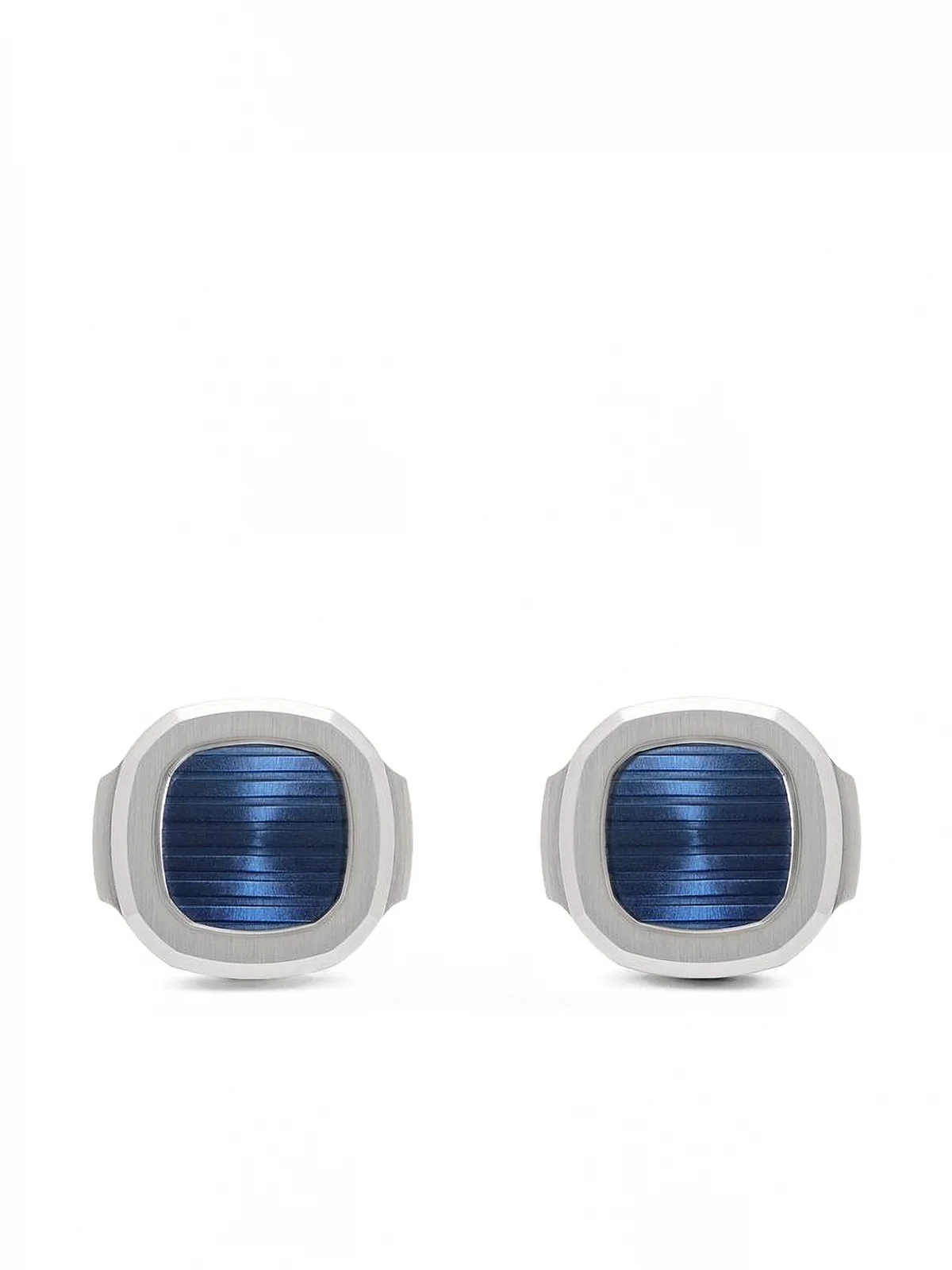 18K white gold Nautilus square cufflinks