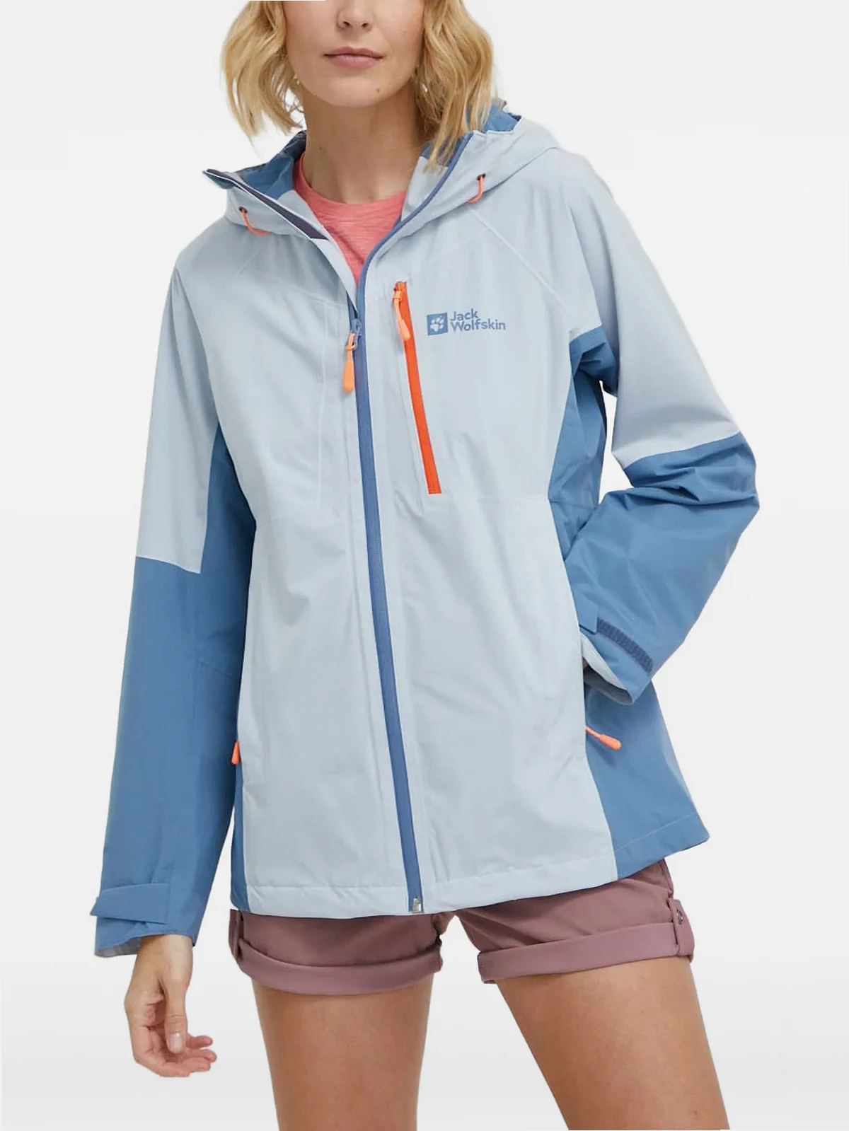 Eagle Peak hooded colour-block jacket