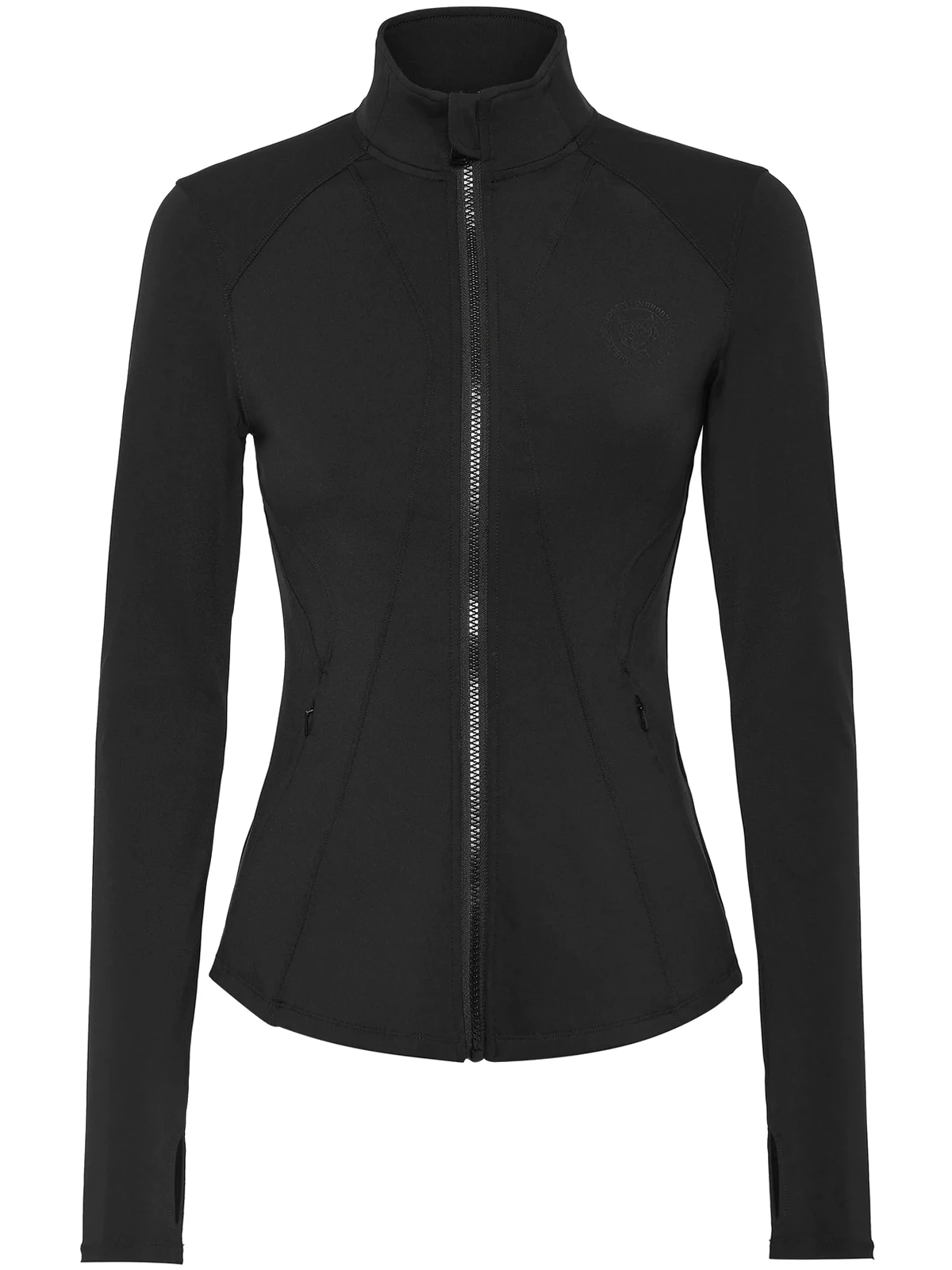 logo-appliqué performance jacket