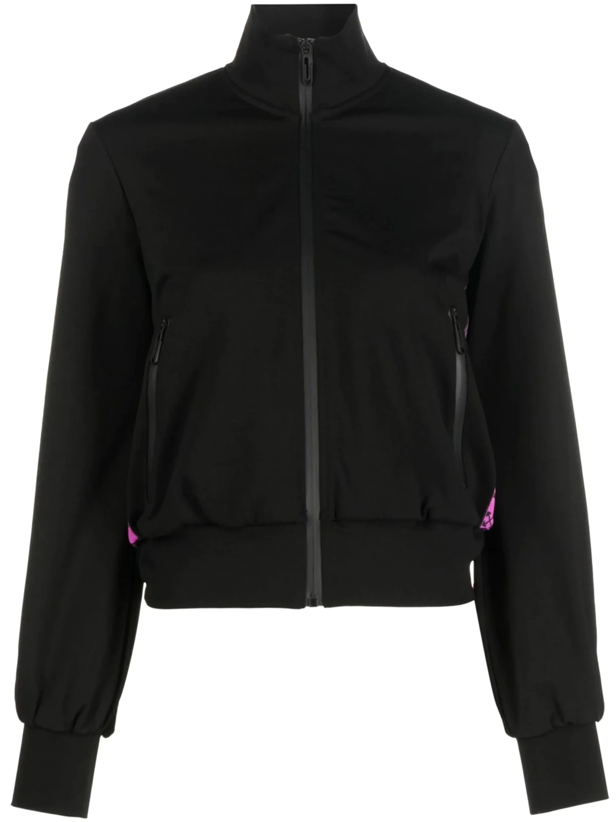 monogram-band track jacket