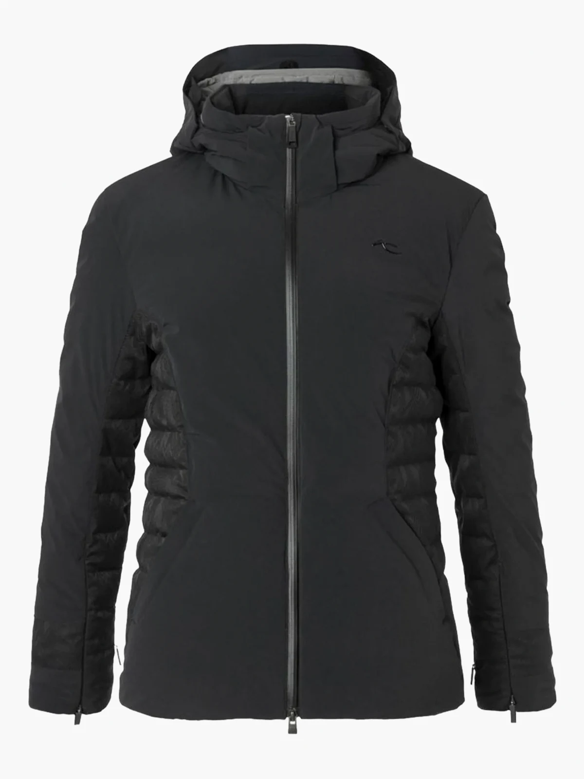 quilted hooded jacket