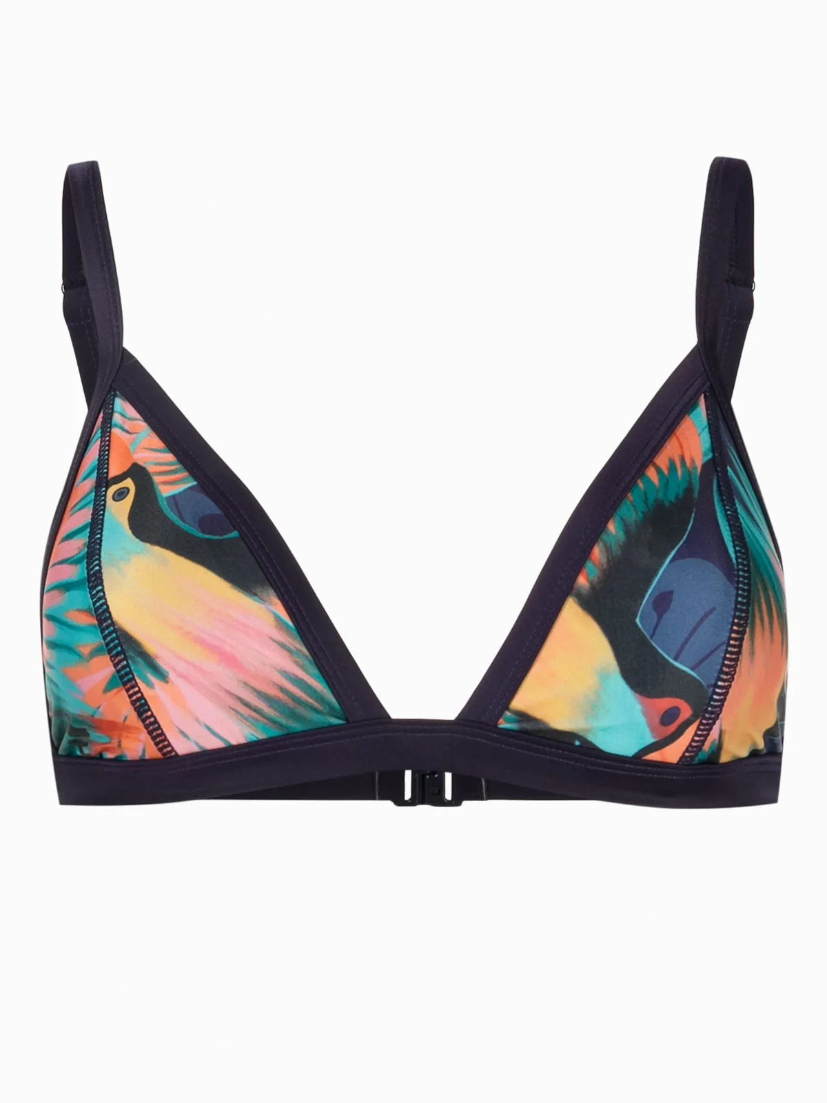 Bikinioberteil mit tropischem Print