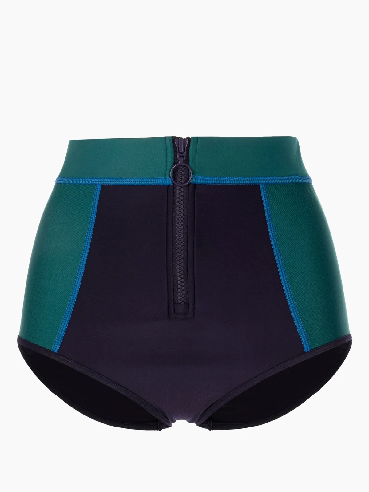 two-tone high-waisted bottom