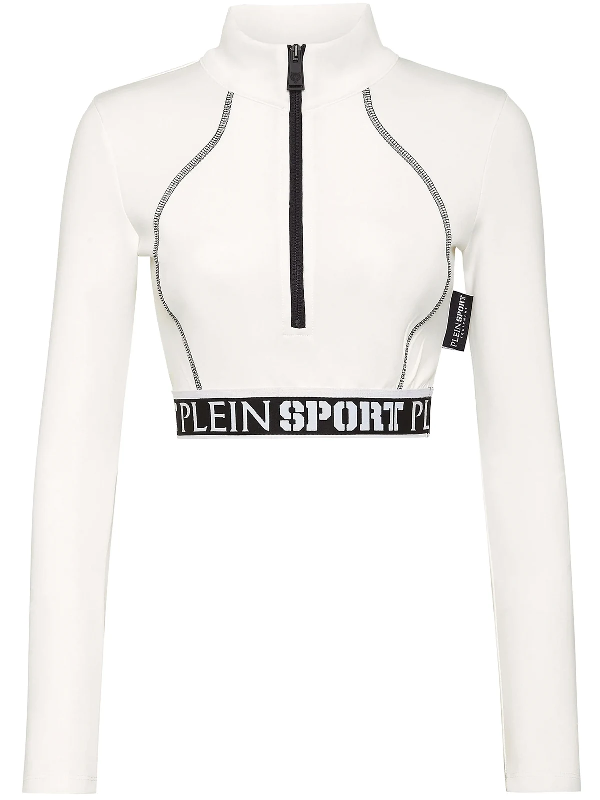 logo-underband crop top