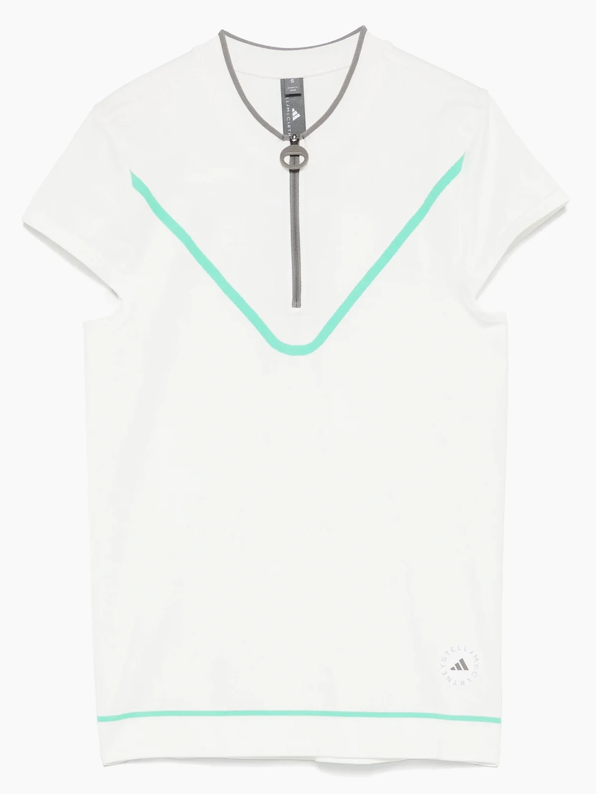 short-zip golf polo