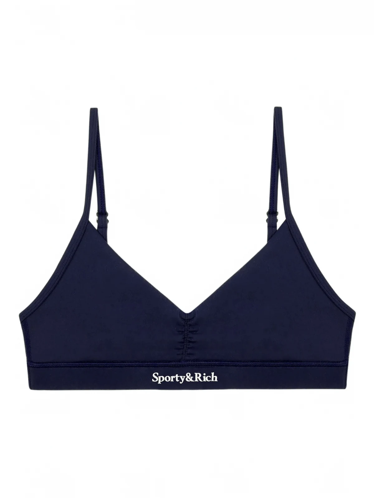 V-neck performance bra