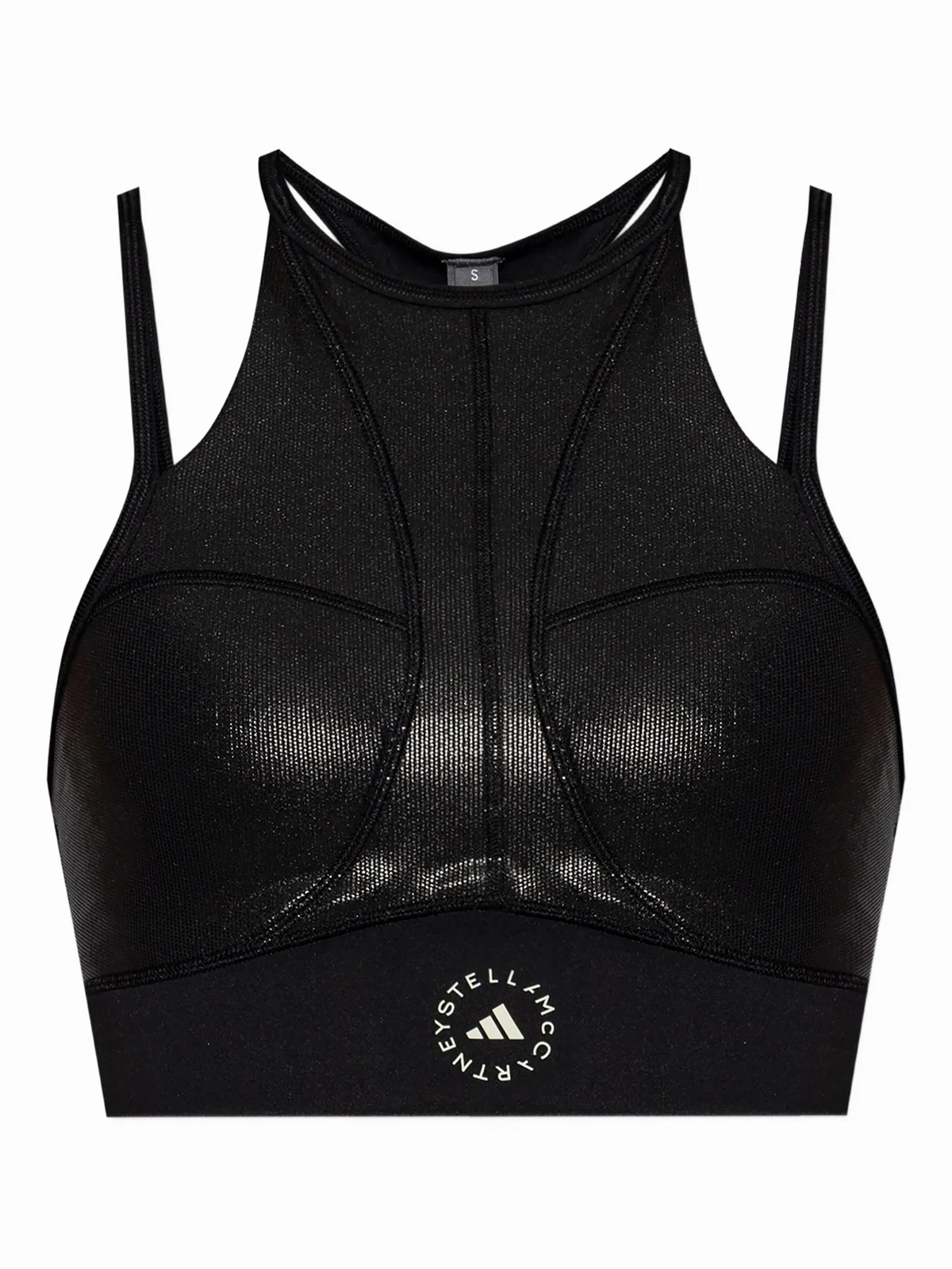 Sport-BH mit Kontrasteinsätzen