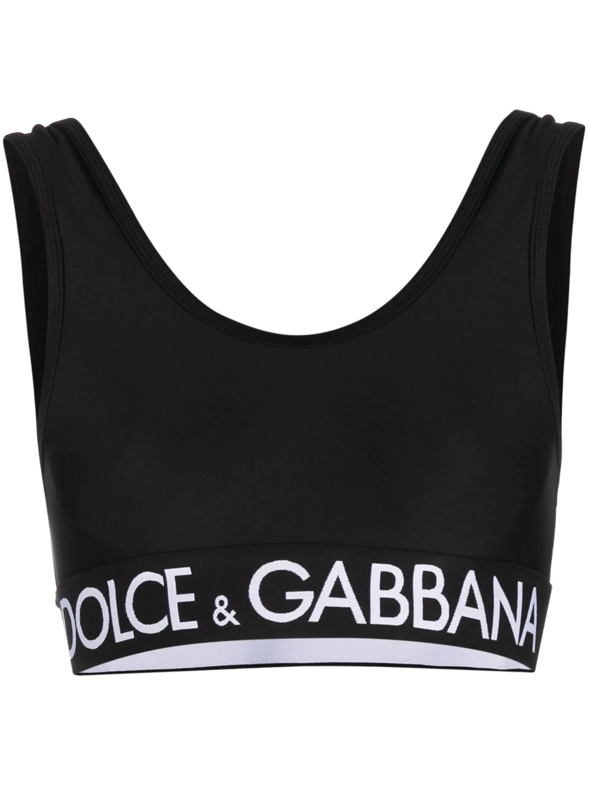 logo-underband sports bra