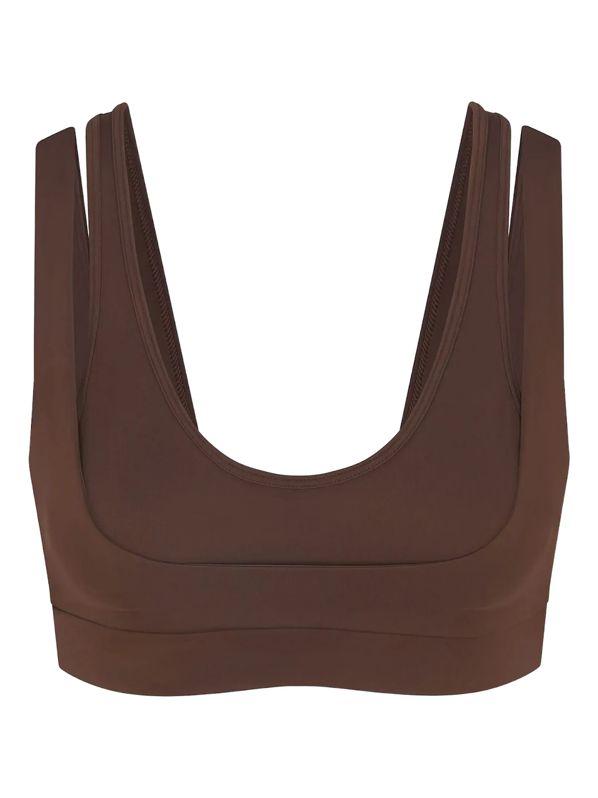 x Nike Matte Sport-BH mit Doppelriemen