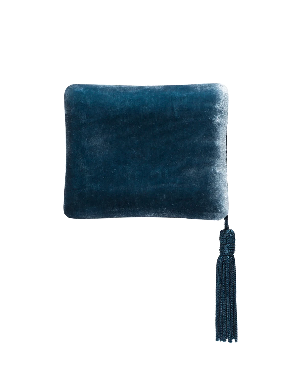 tassel-trimmed velvet jewellery case