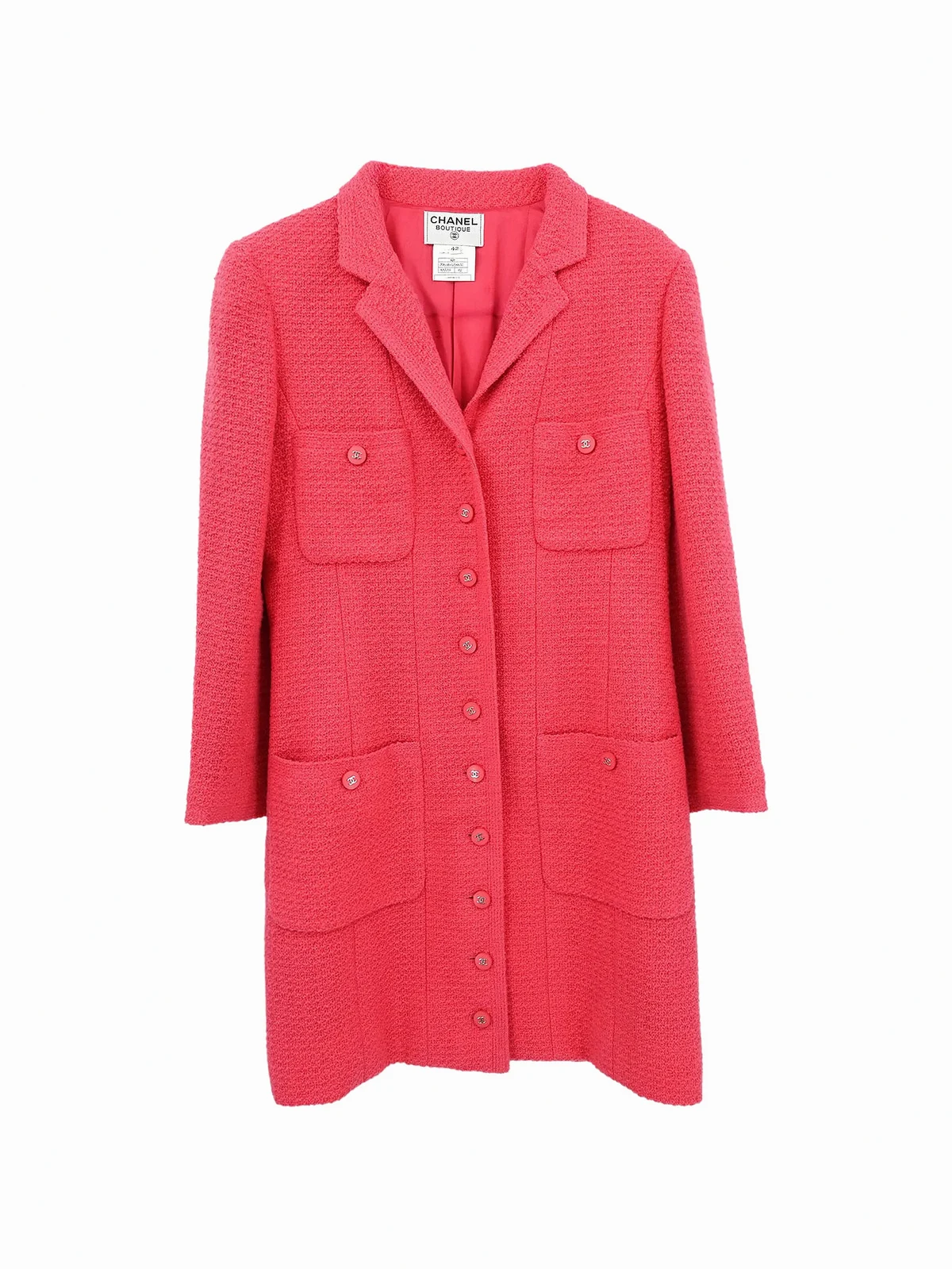 1996 Mantel mit Knöpfen