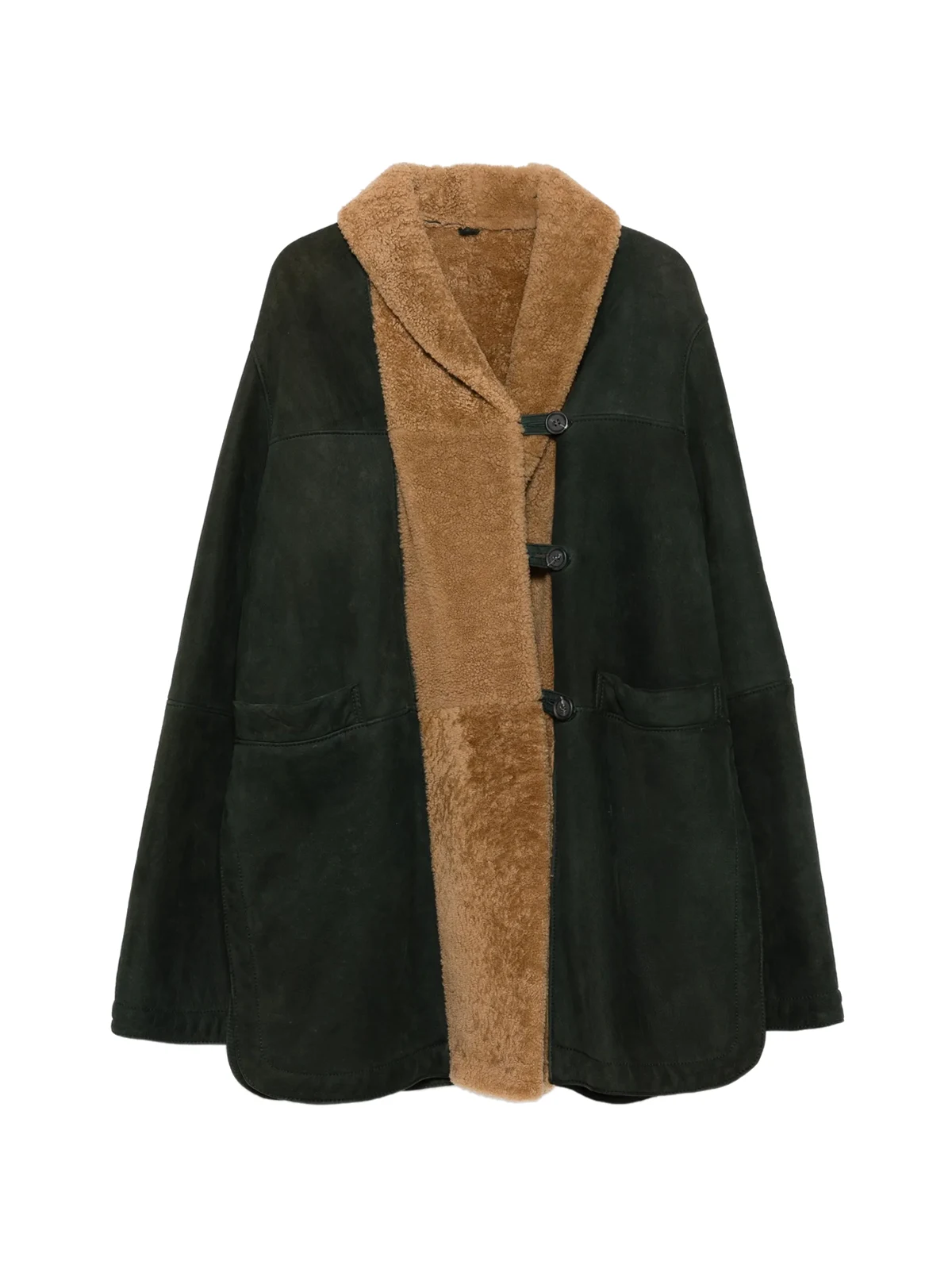 1990s Mantel mit Knopfleiste