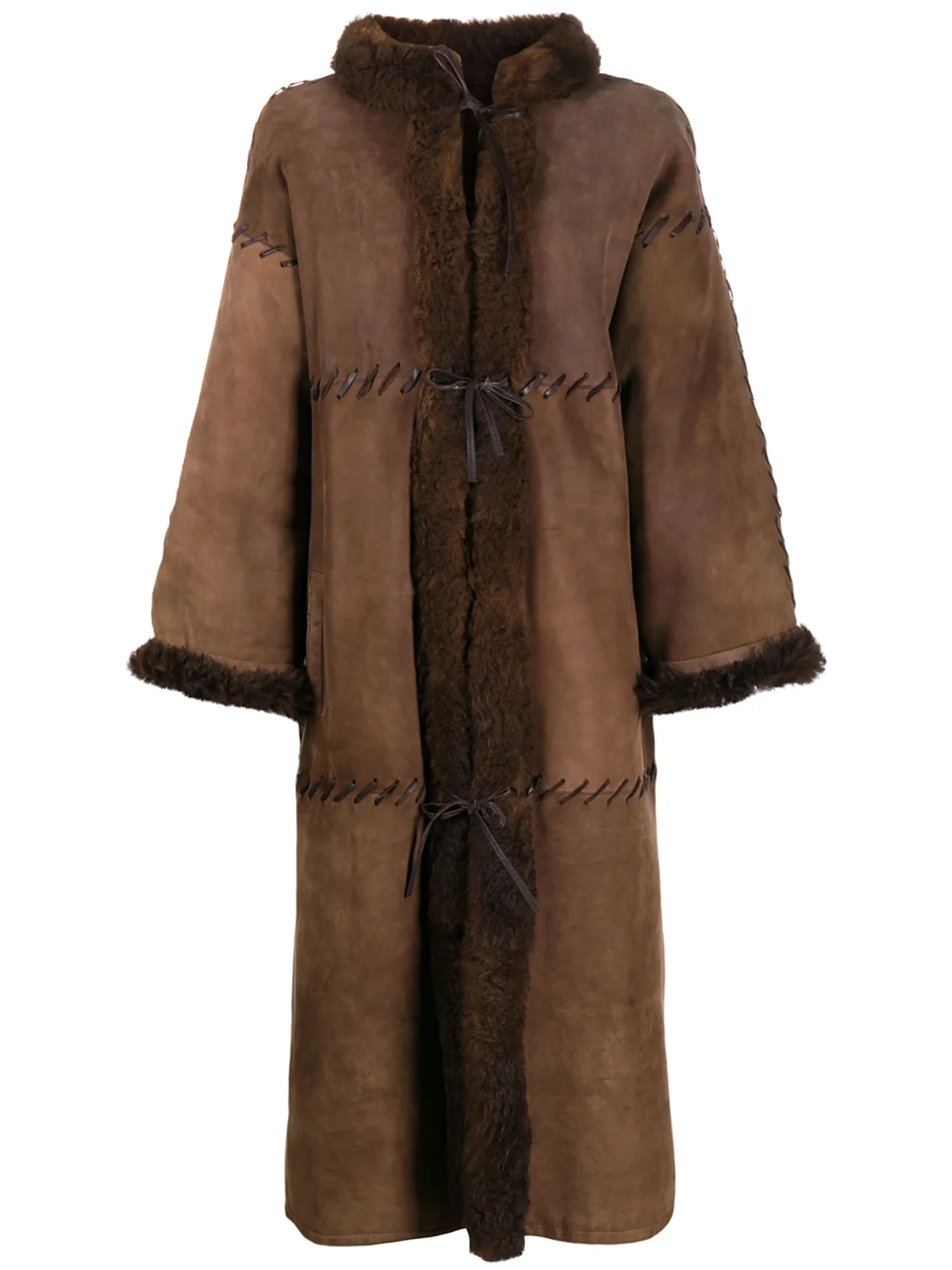 1980 Midimantel aus Schafsleder