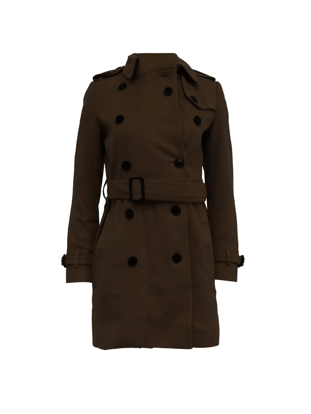 double-breasted coat