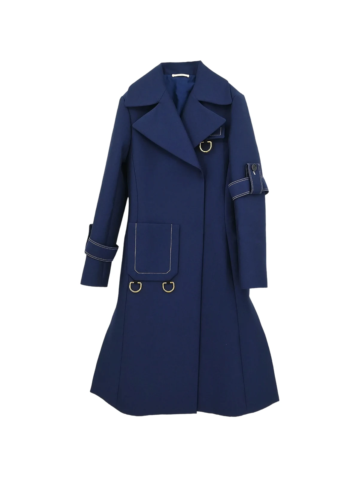 2010s doppelreihiger Mantel