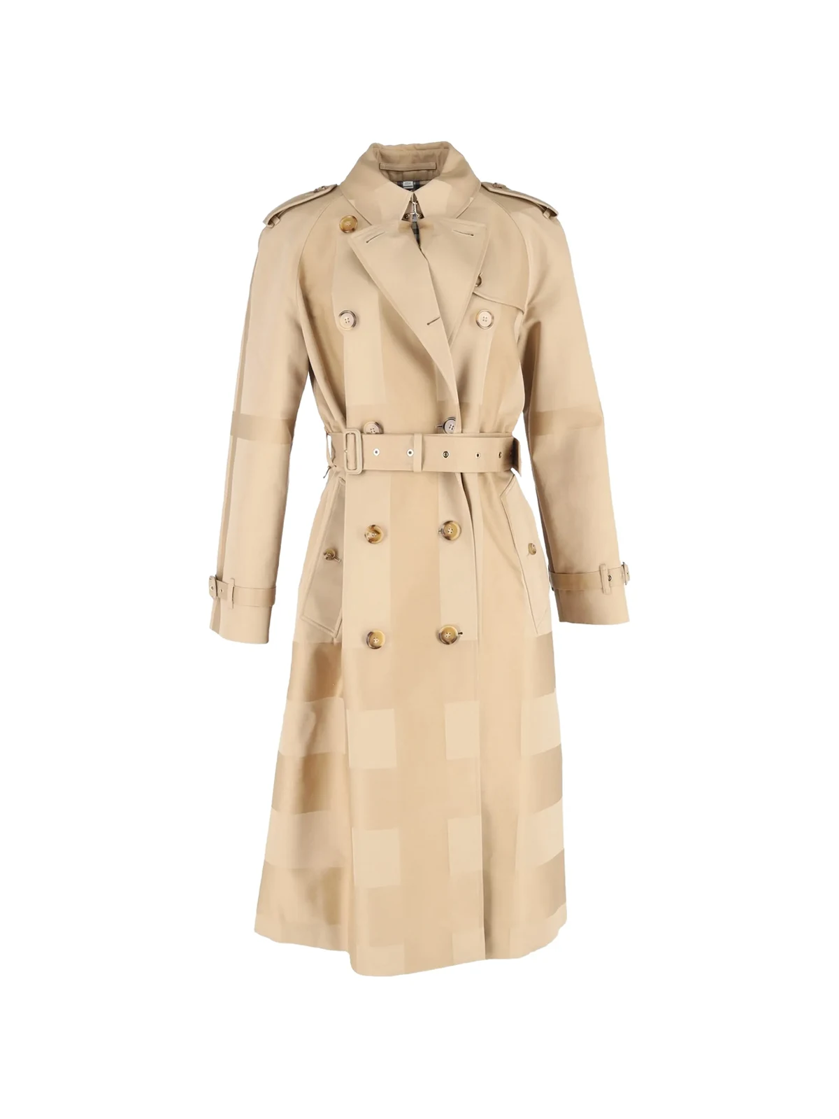 Waterloo checked trench coat