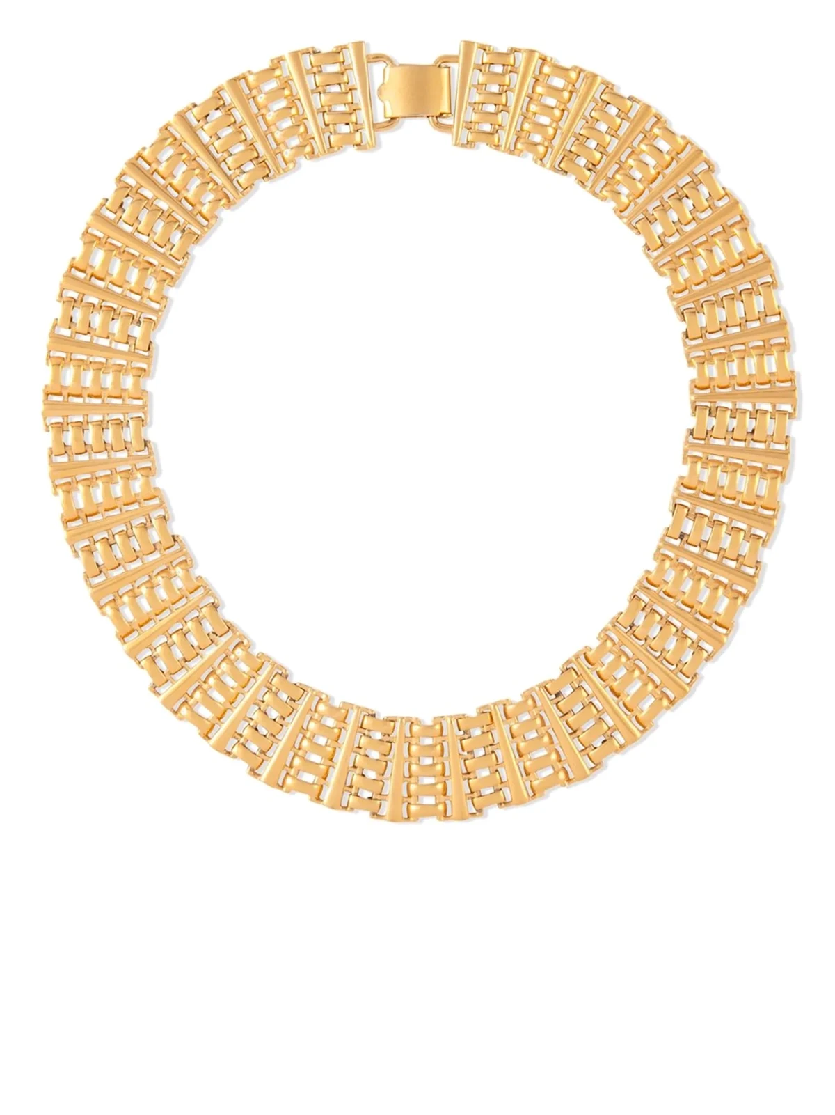 1980s Napier chain-link choker necklace