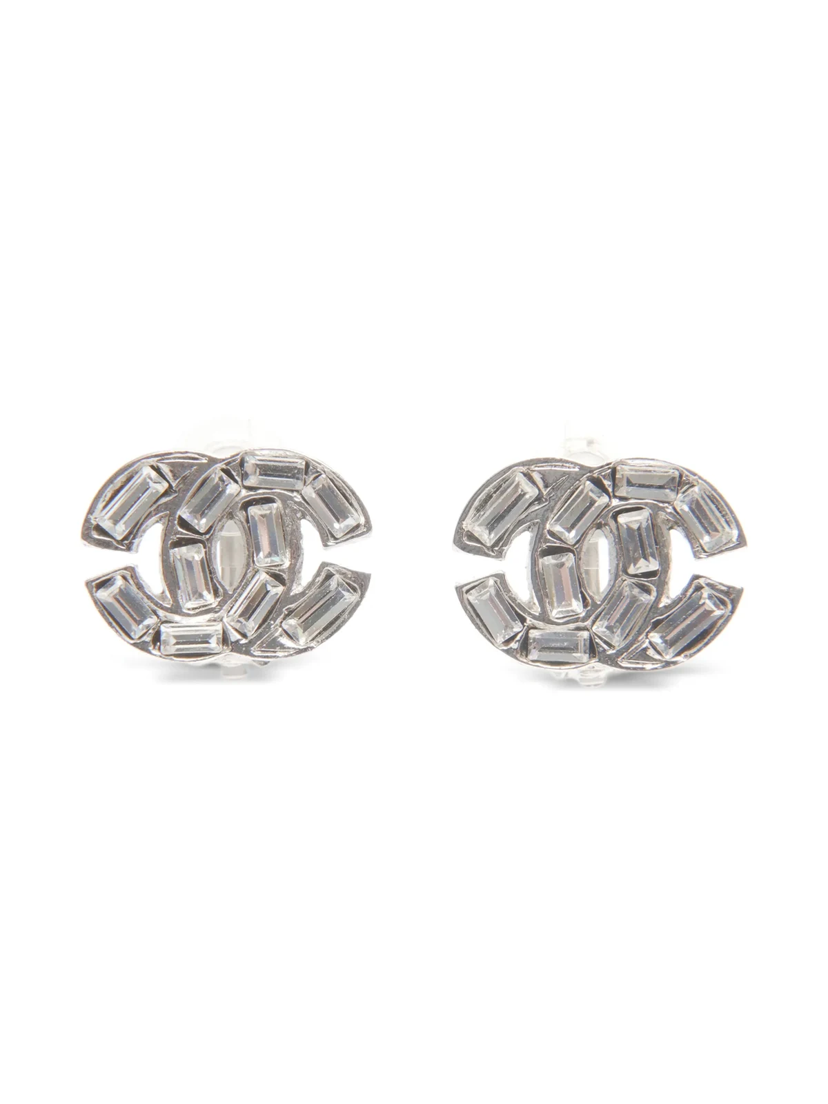 2001 logo clip-on earrings