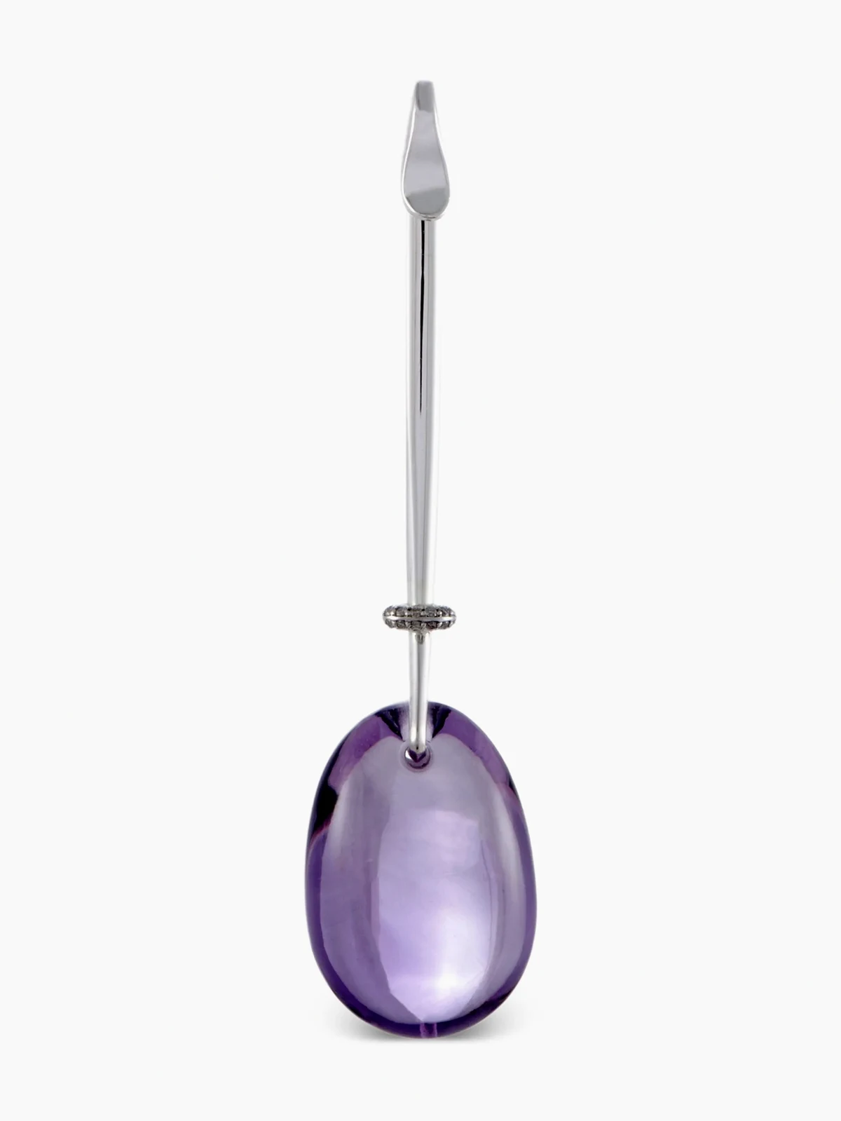 Vivianna amethyst and diamond pendant charm