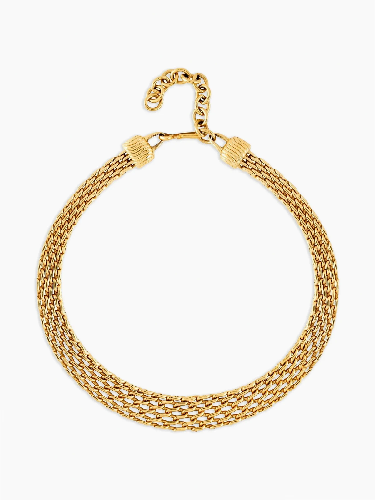 1980s weave-chain necklace