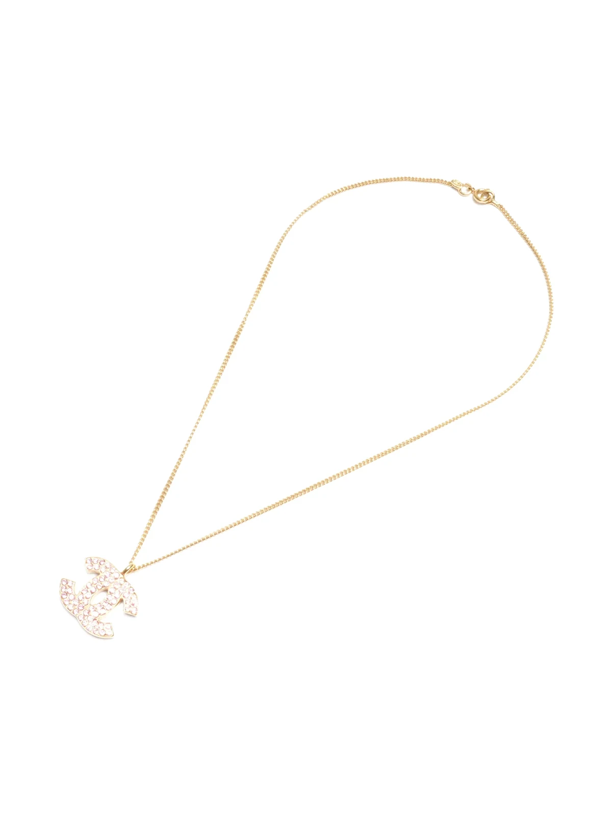 2002 CC rhinestone necklace