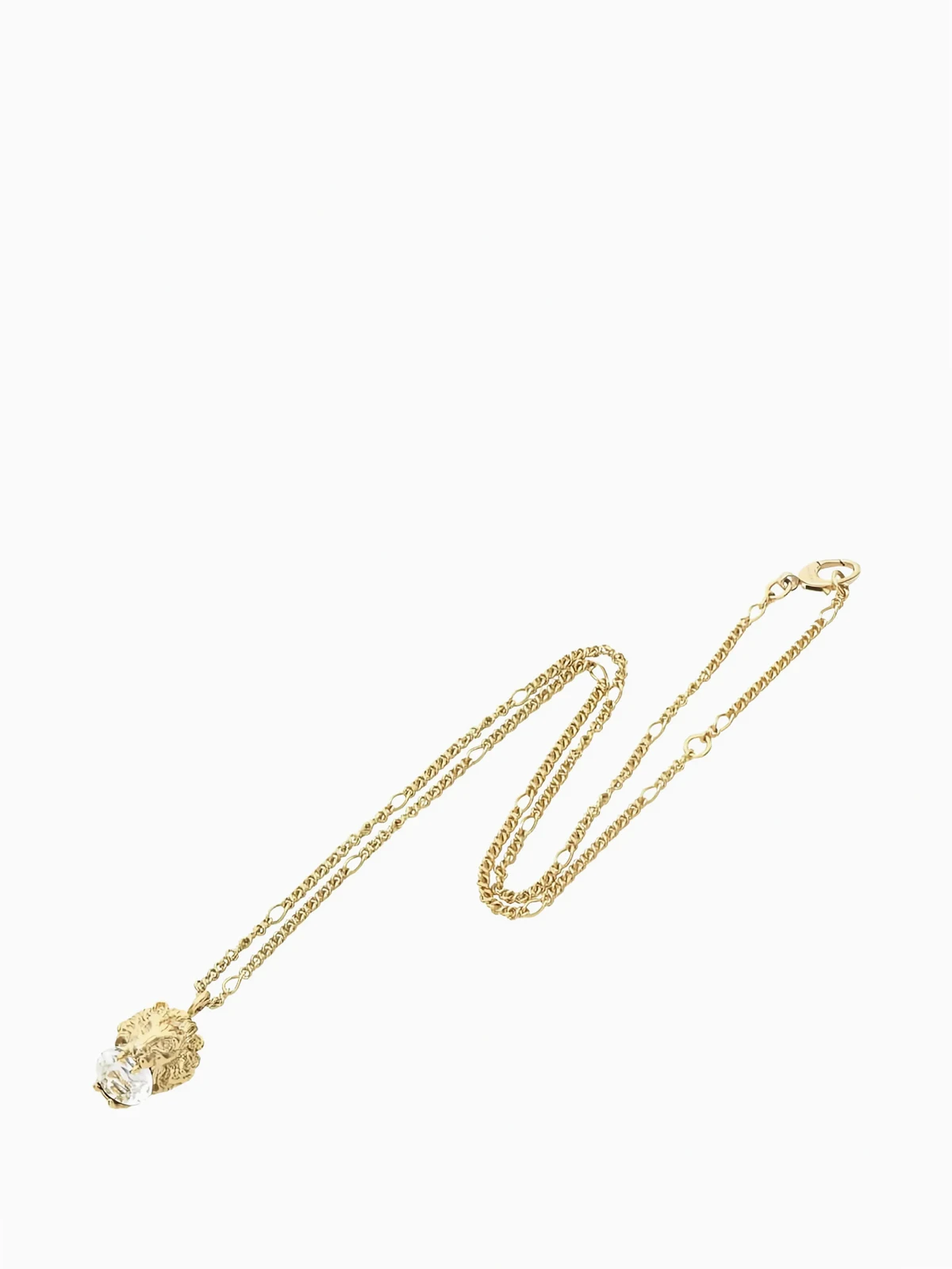 Lion crystal necklace