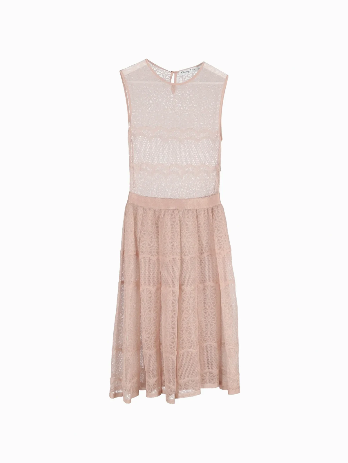 Ausgestelltes Spitzenkleid