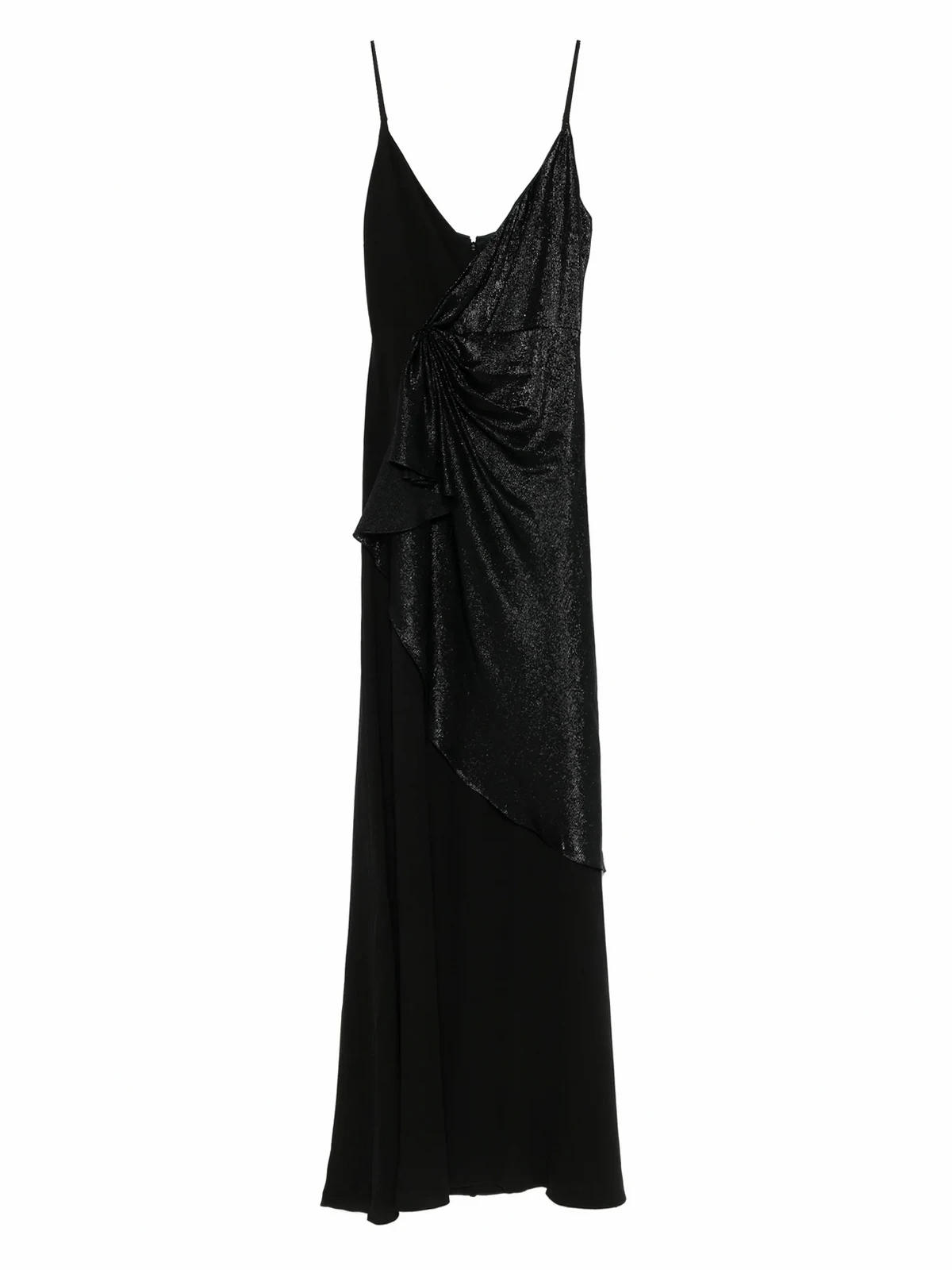 2020s ruched maxi dress