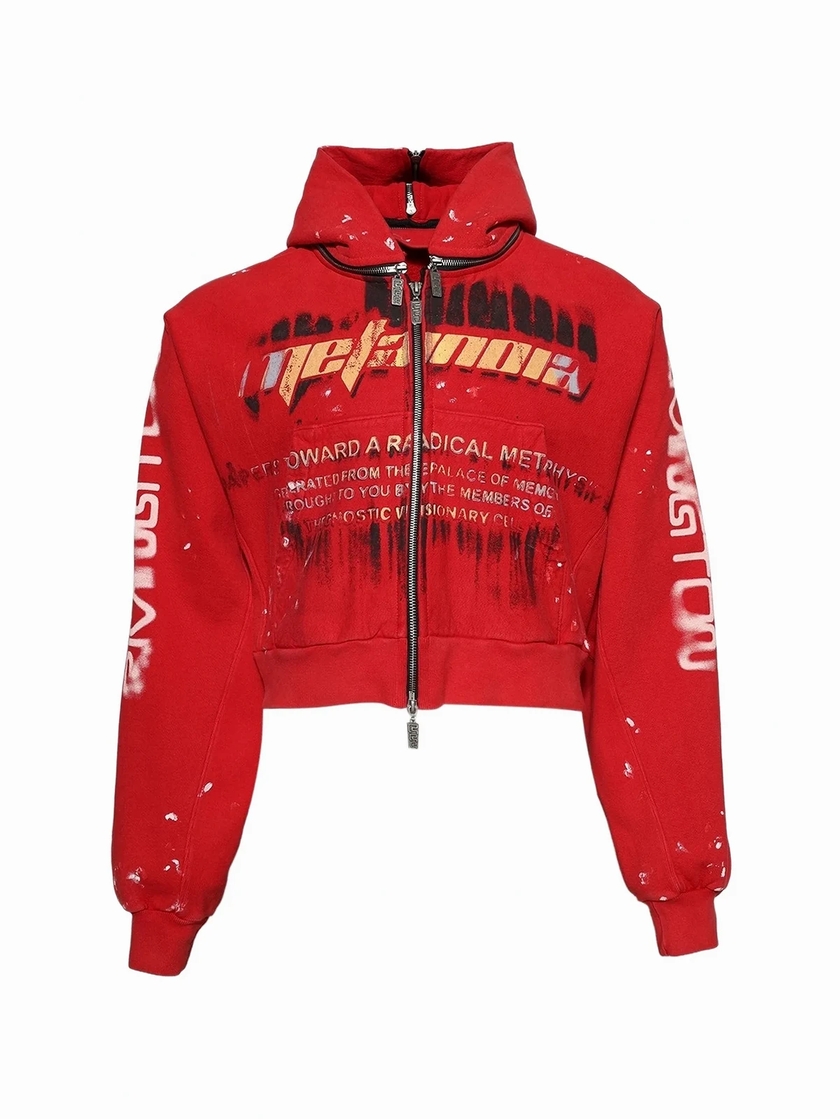 Radical Rose Kapuzenjacke mit Reißverschluss