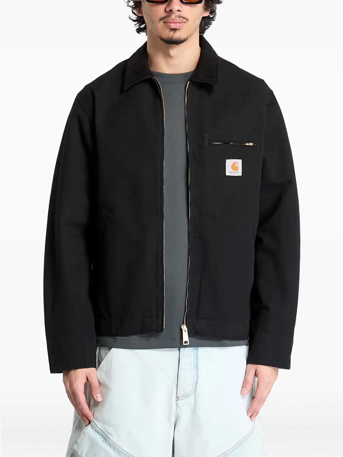 Detroit zip patch jacket