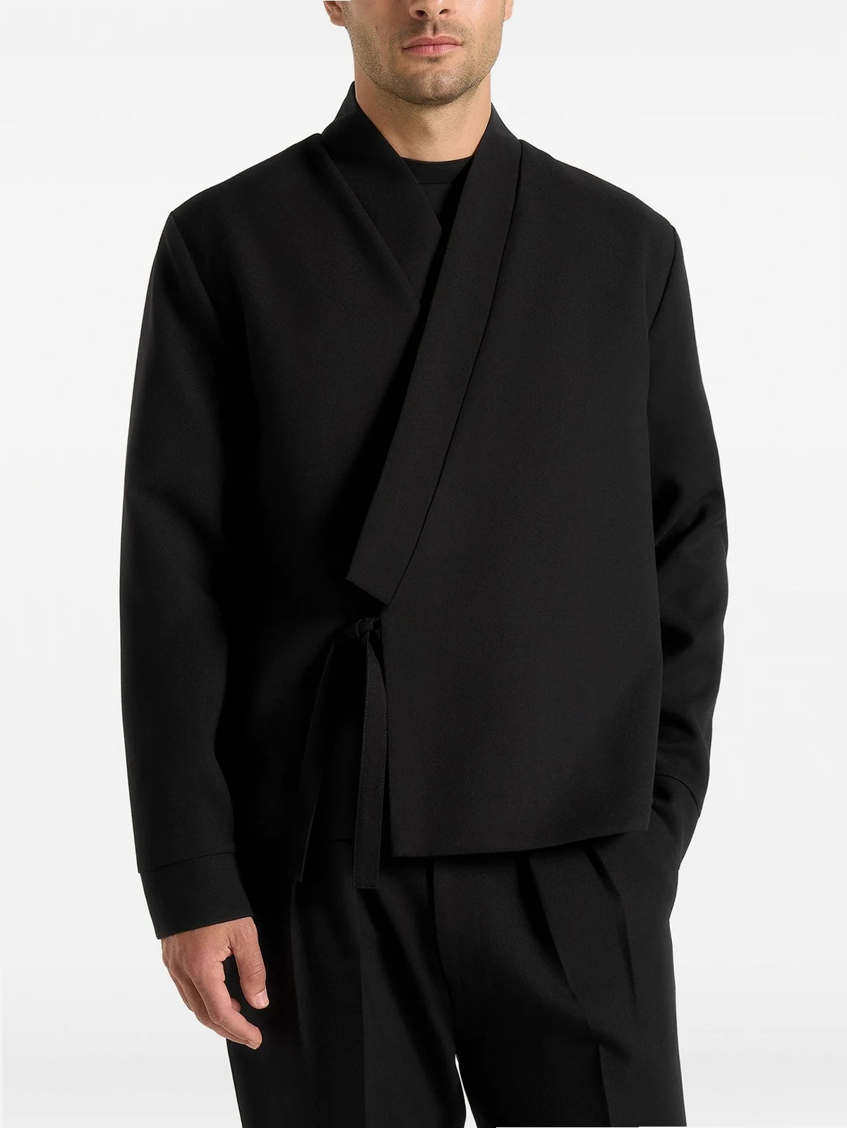 Strukturierte Robin Wickeljacke