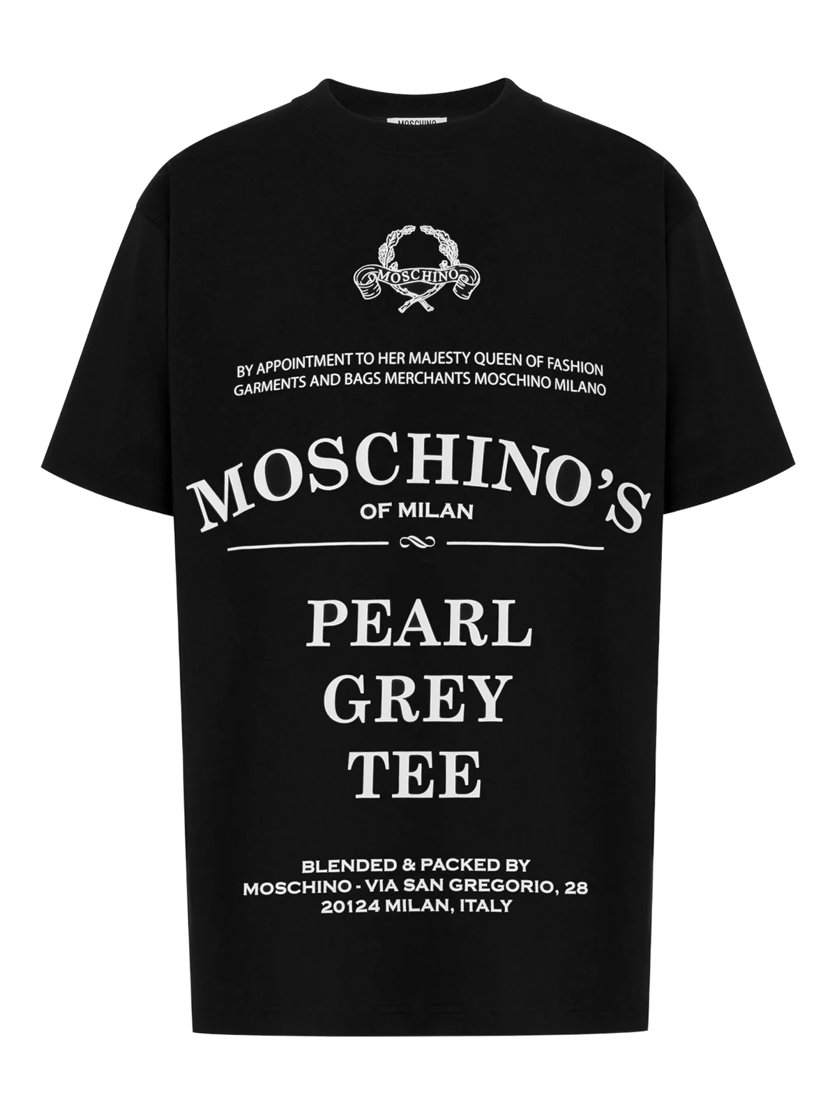 T-Shirt mit Text-Print