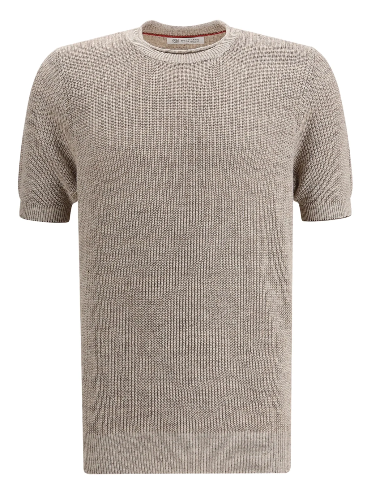 short-sleeve knitted T-shirt