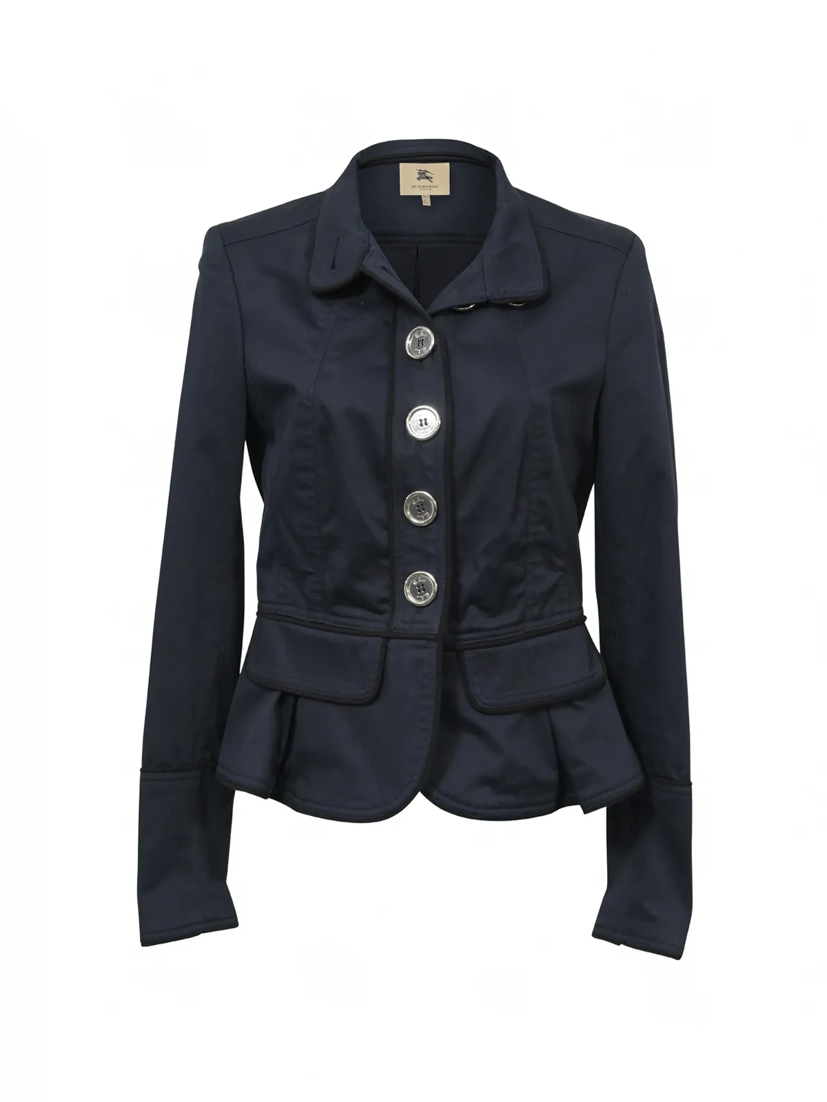 London button cotton blazer