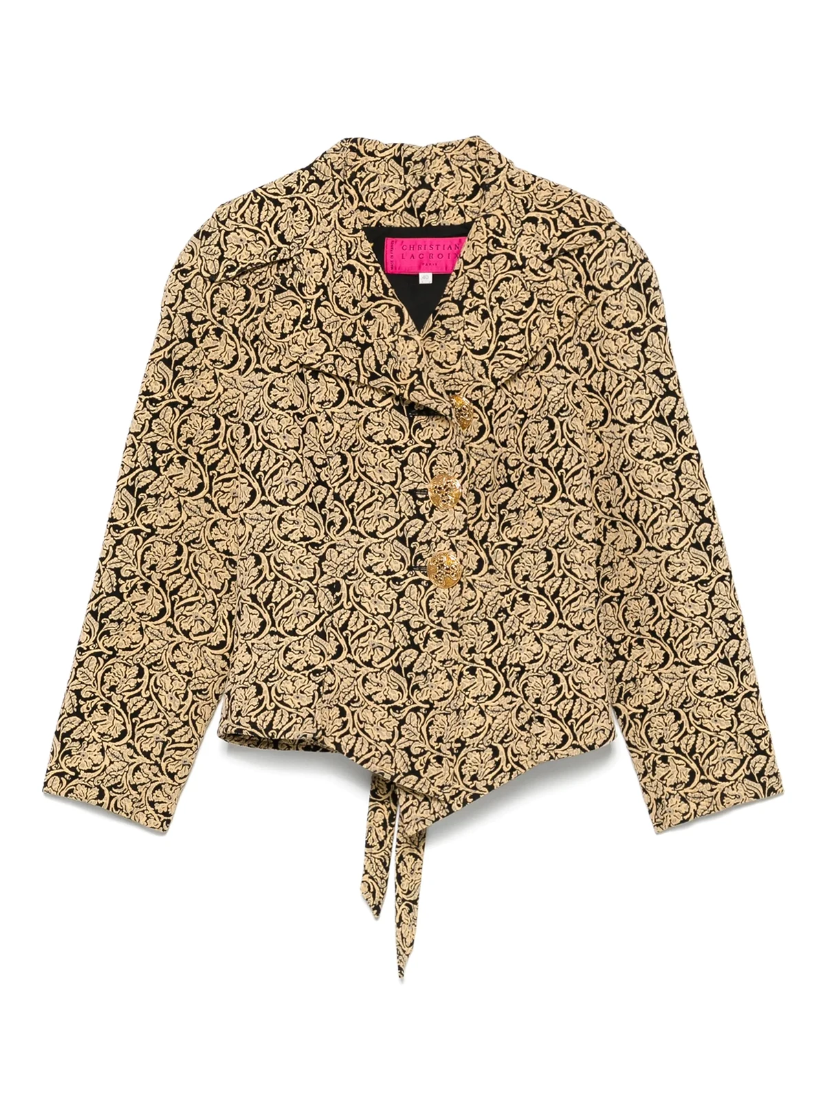 1980s Jacke mit Jacquardmuster