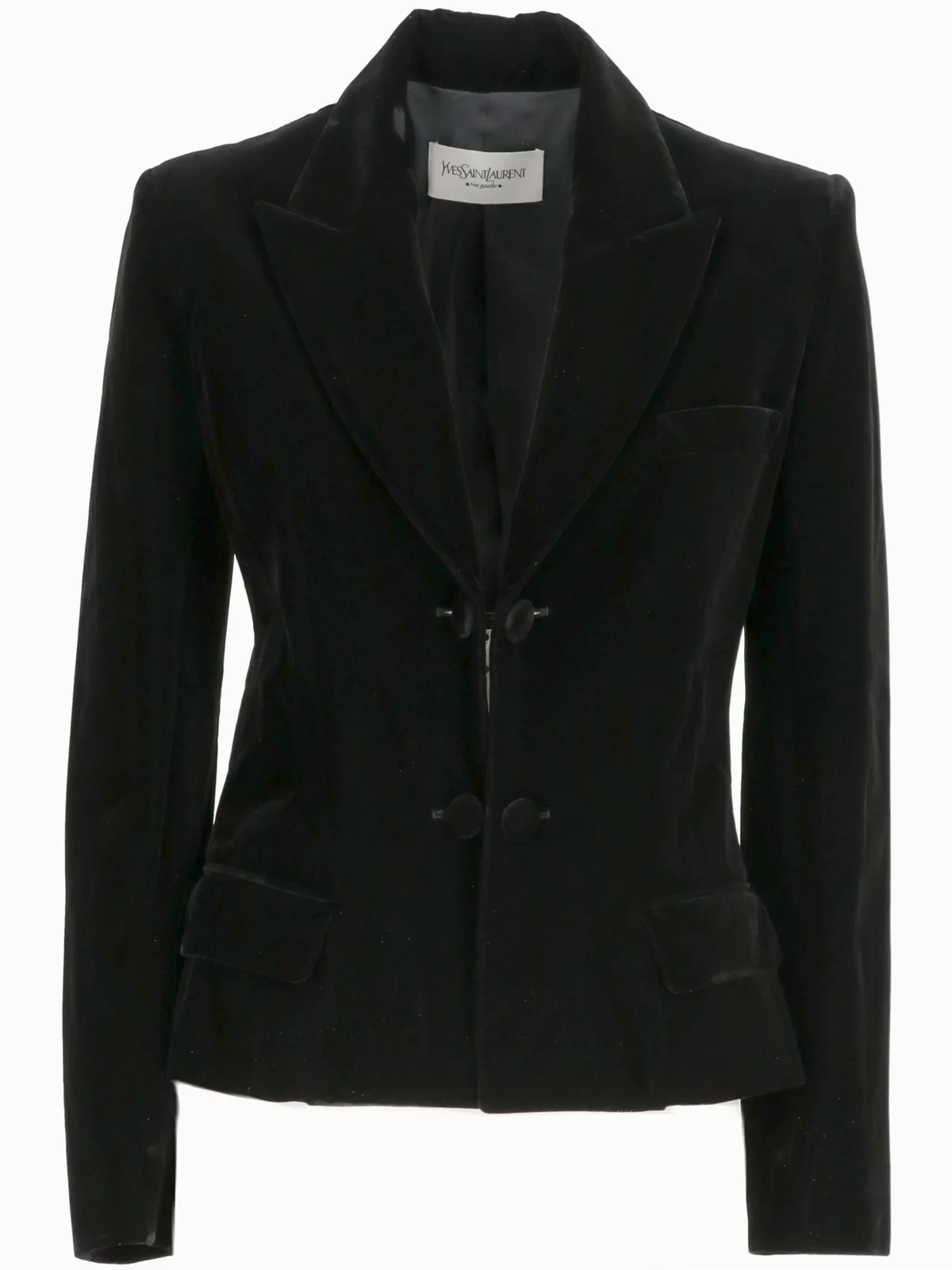 2000 velvet single-breasted blazer