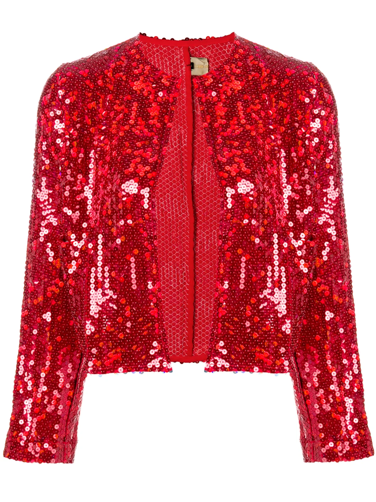 1999 Cropped-Paillettenjacke