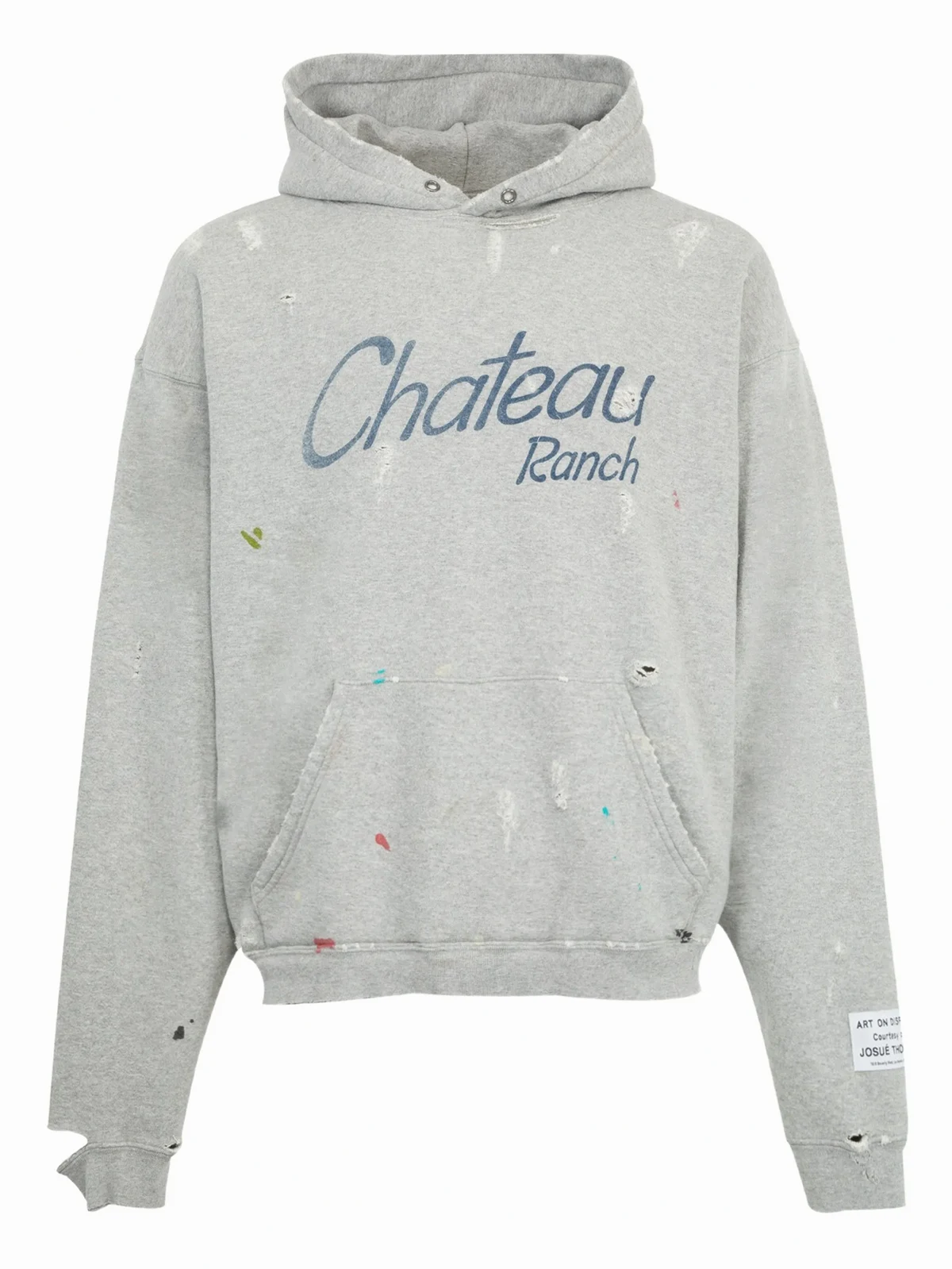 horseshoe-print hoodie