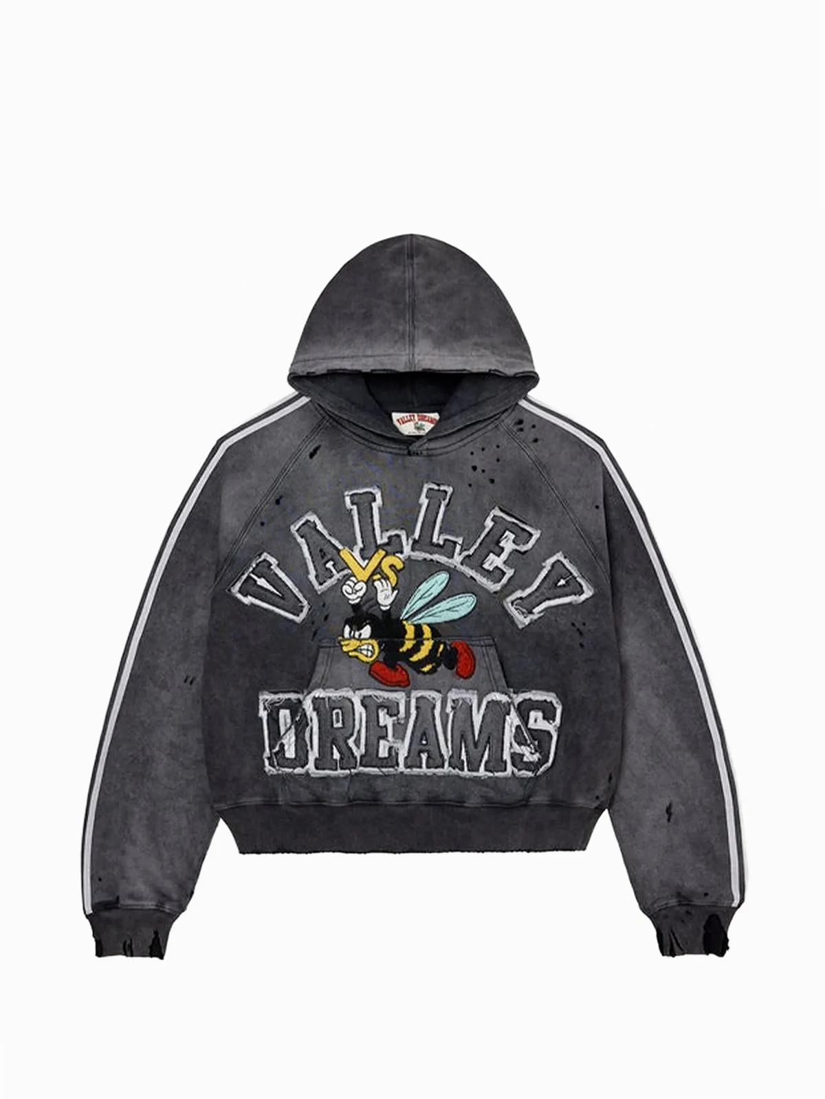 graphic-embroidery hoodie