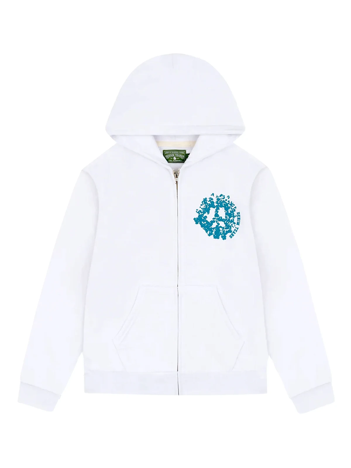 Stadium Denim University "White" hoodie