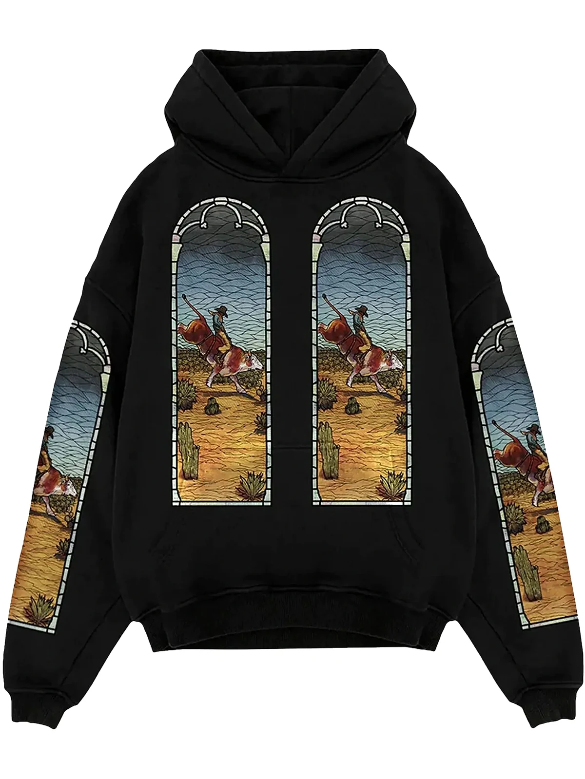 x EST Gee Stained Glass "BLACK" Hoodie