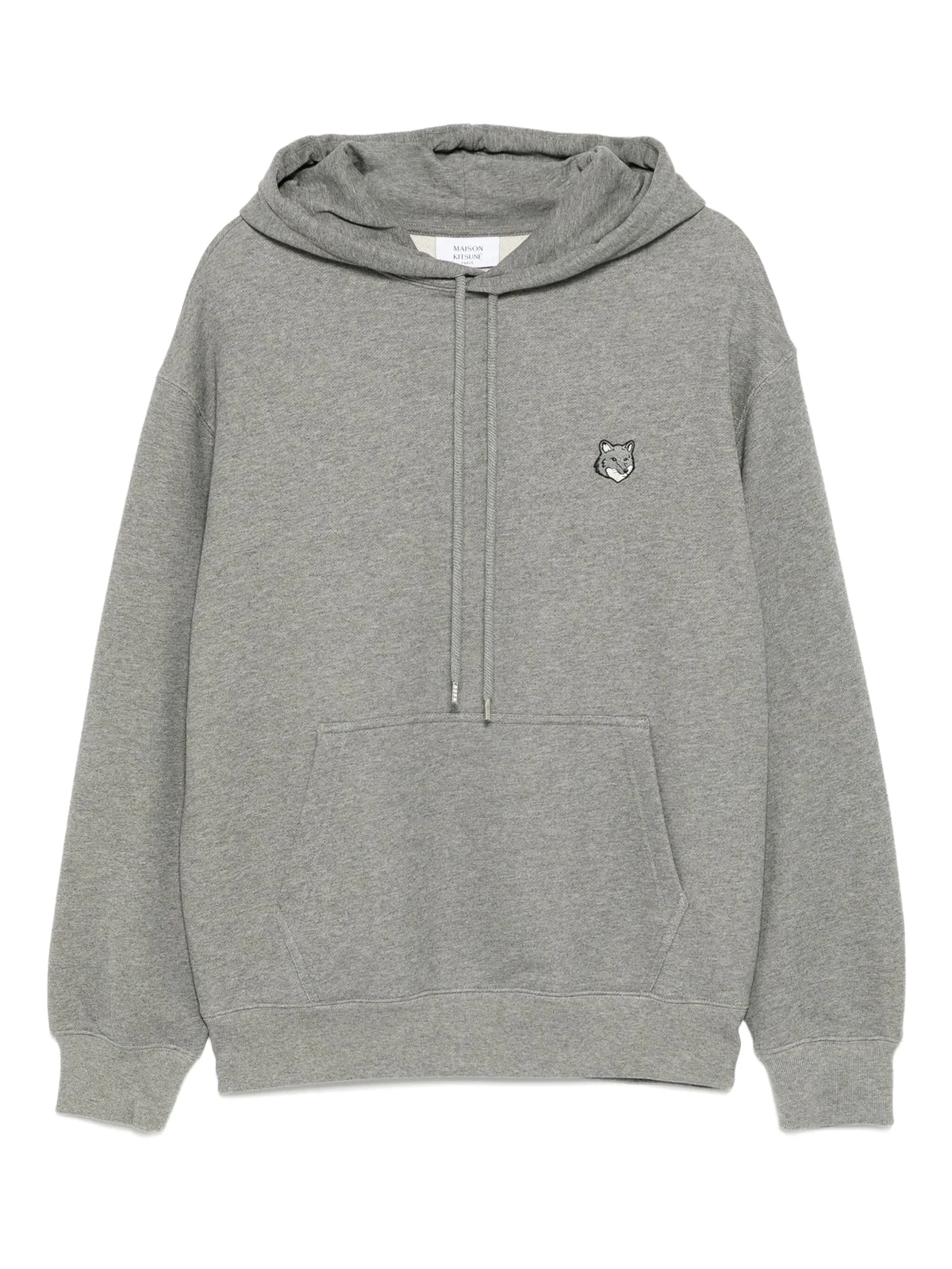 fox-head patch hoodie