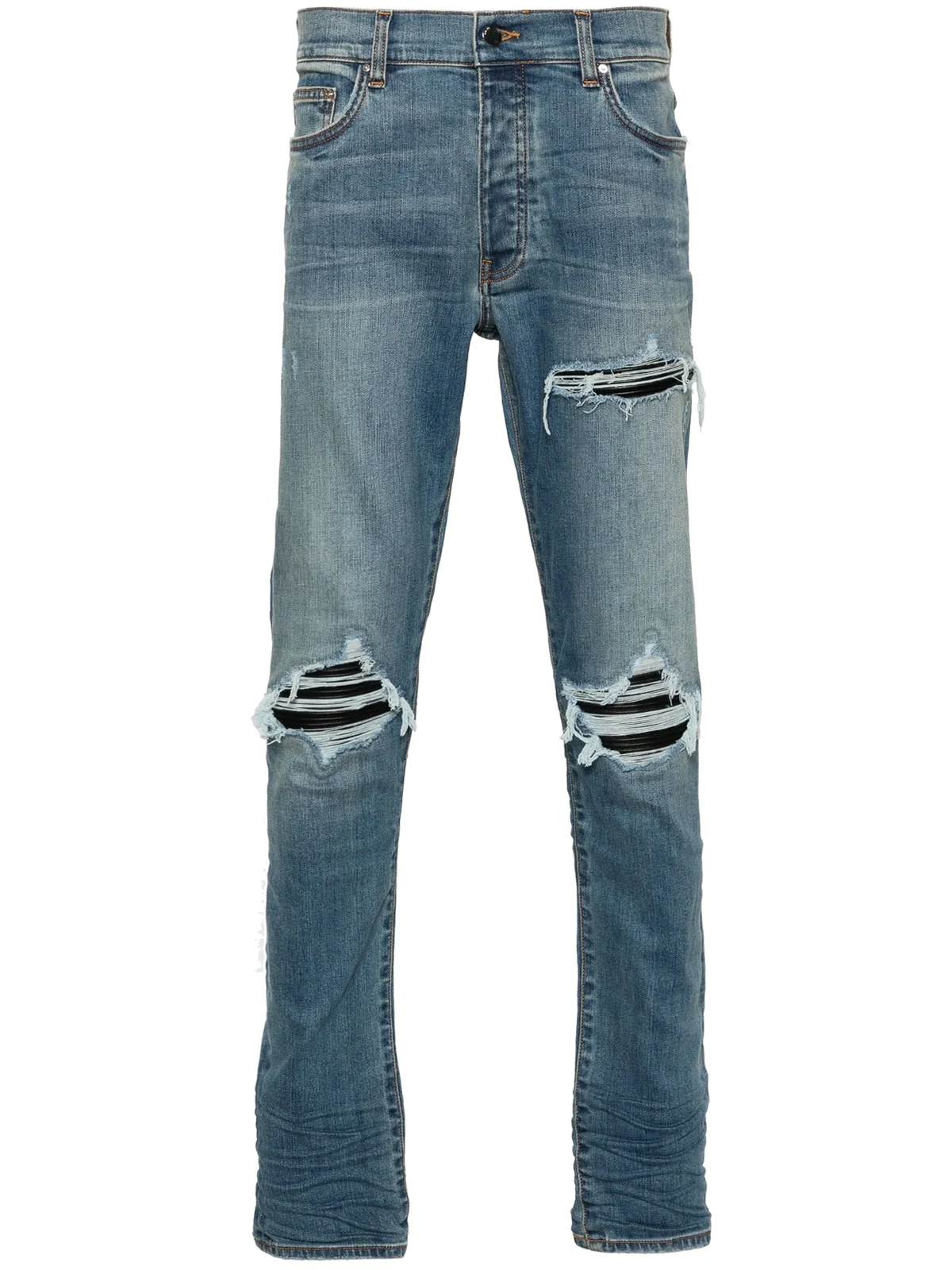 MX1 distressed-effect skinny jeans