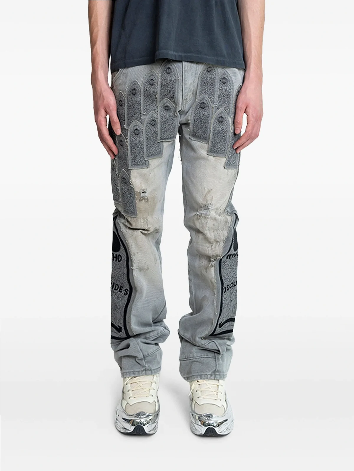 Arch Jeans mit Stickerei