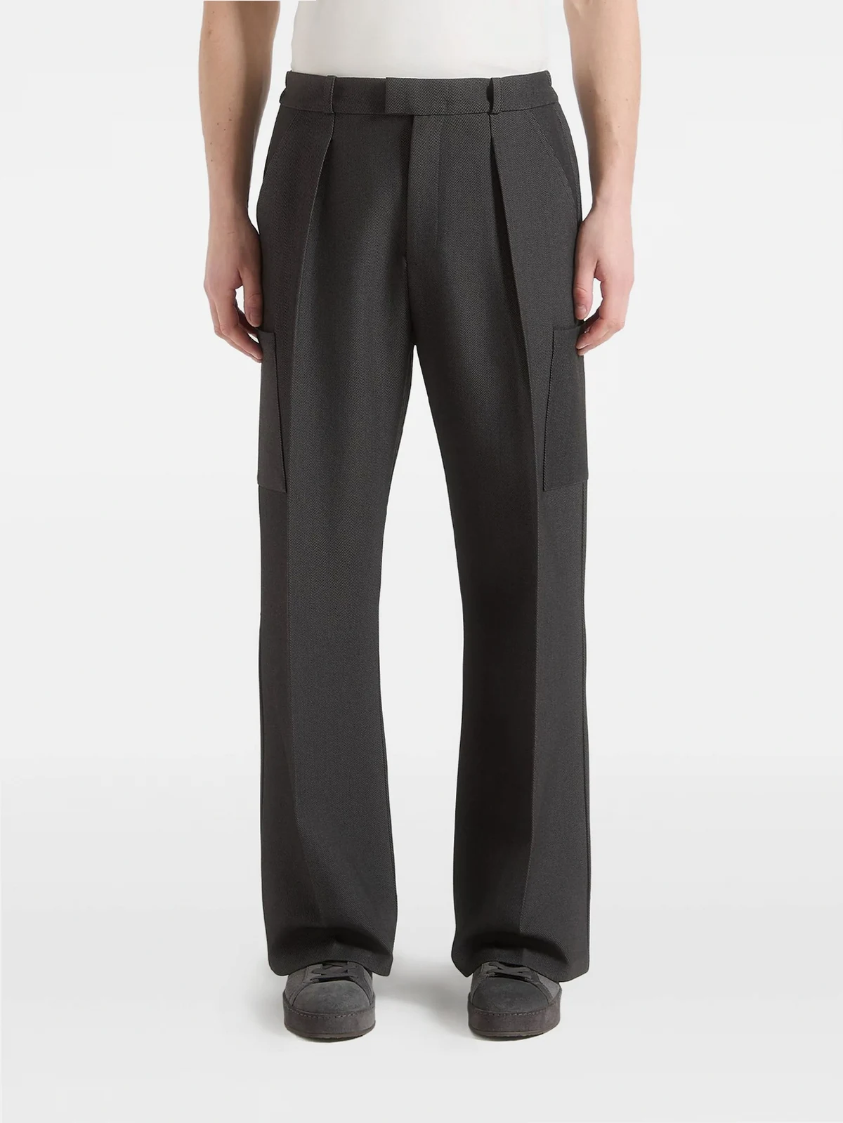 Luca pleated pocket trousers