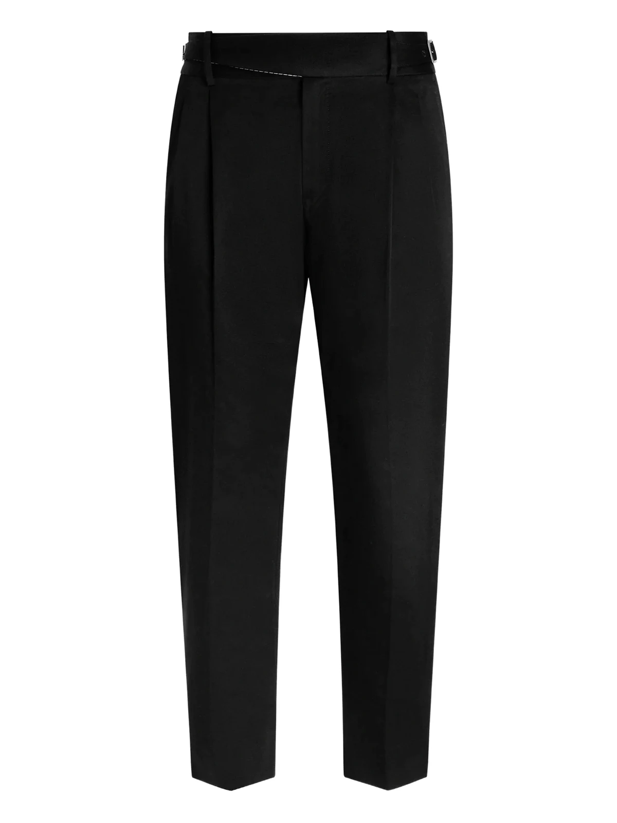 Plissierte Hose mit Gürtel