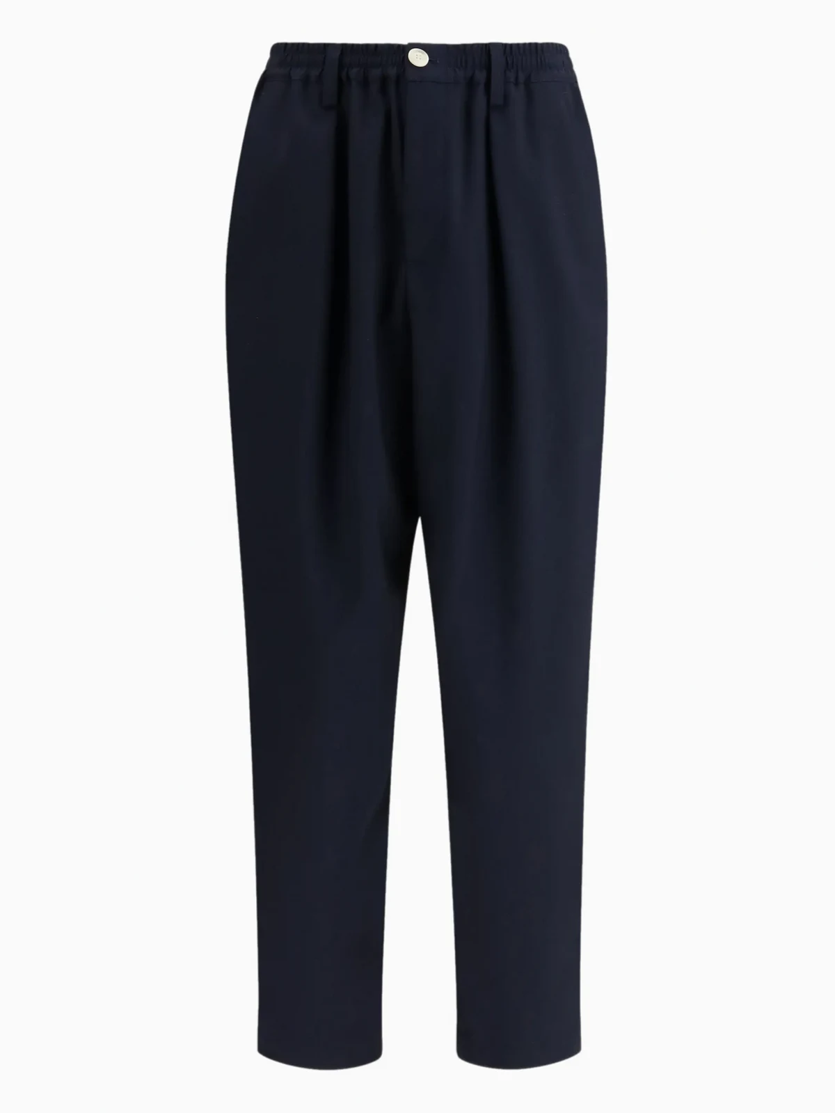 pleated wool trousers