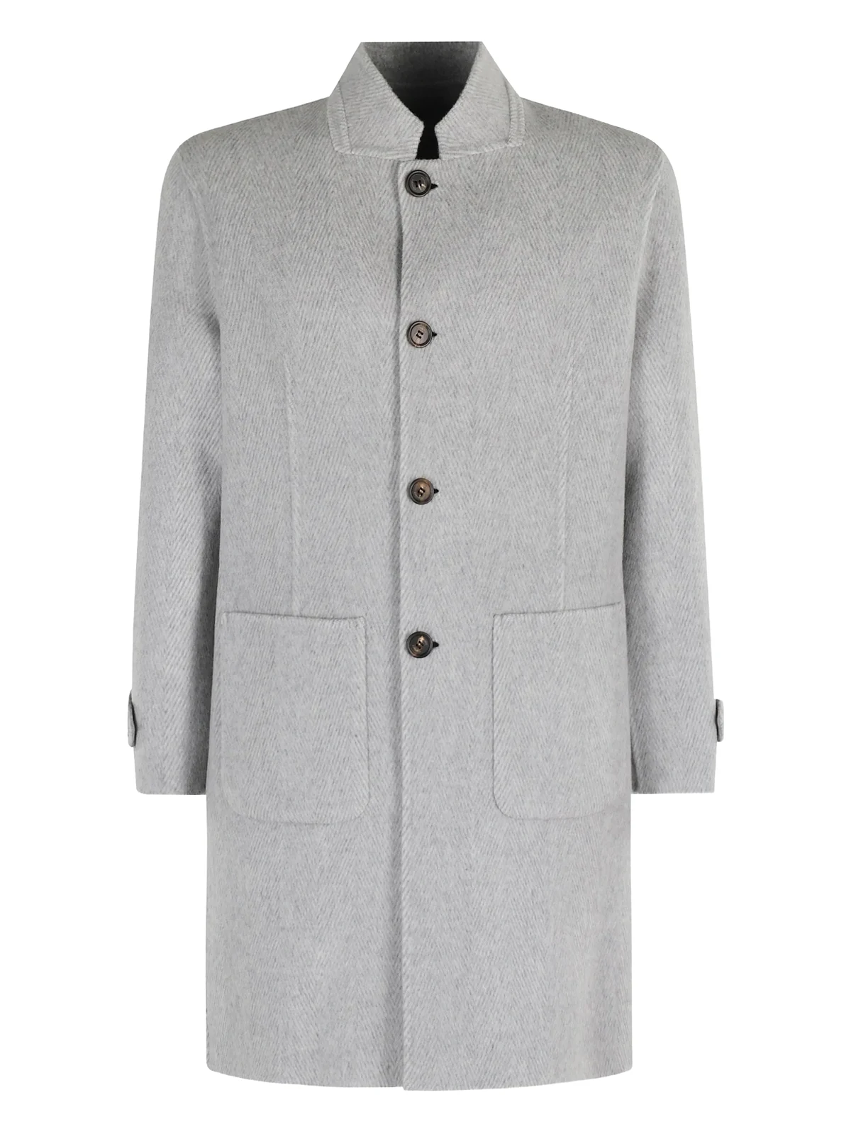 herringbone reversible coat